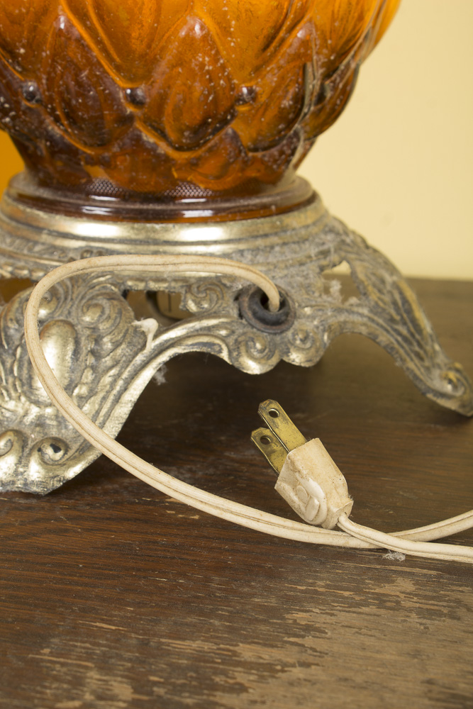 Glass Parlor Style Lamp