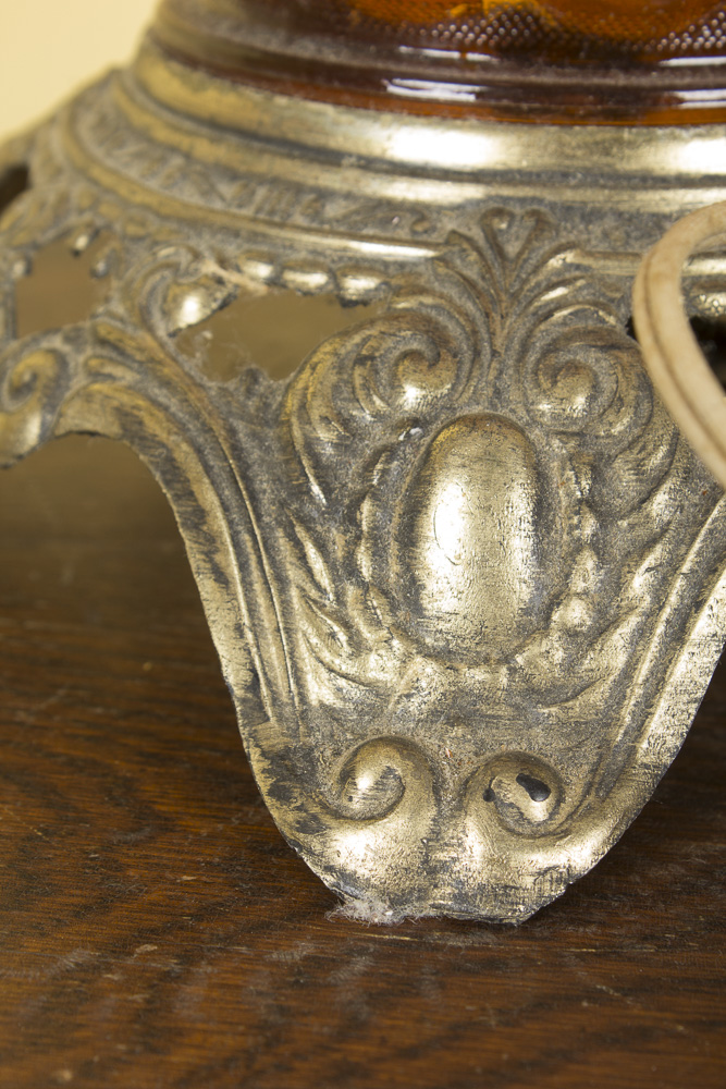 Glass Parlor Style Lamp