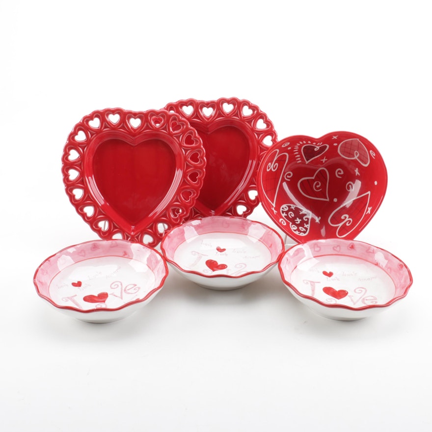 Valentine's Day Ceramic Tableware