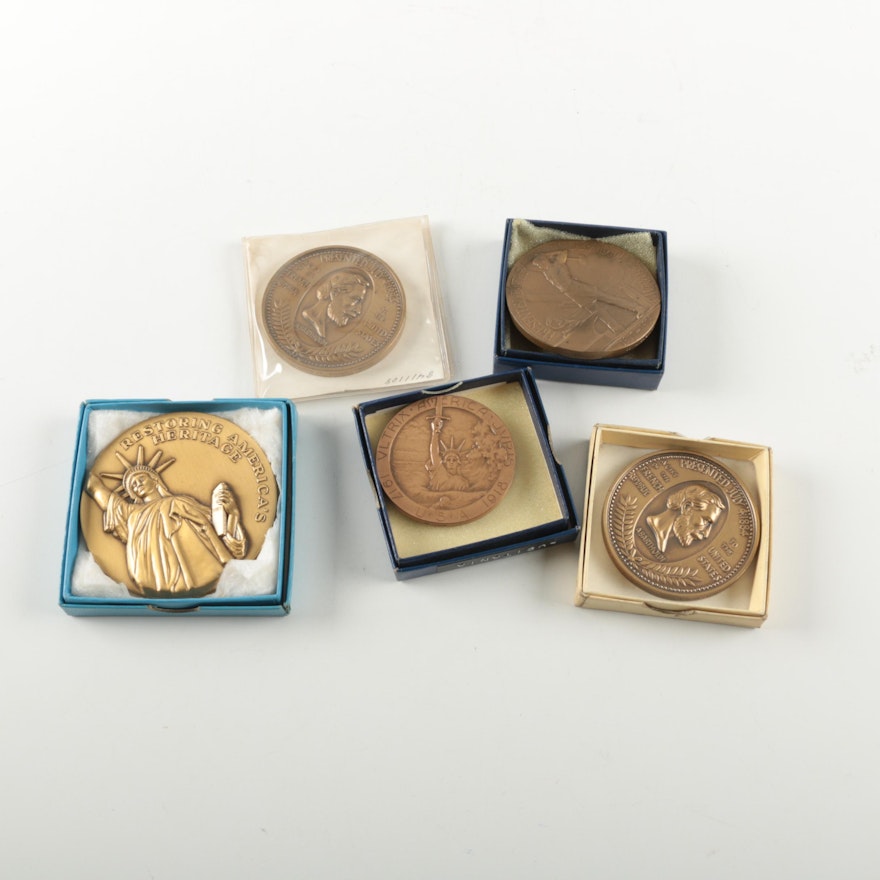 Five Commemorative Medals