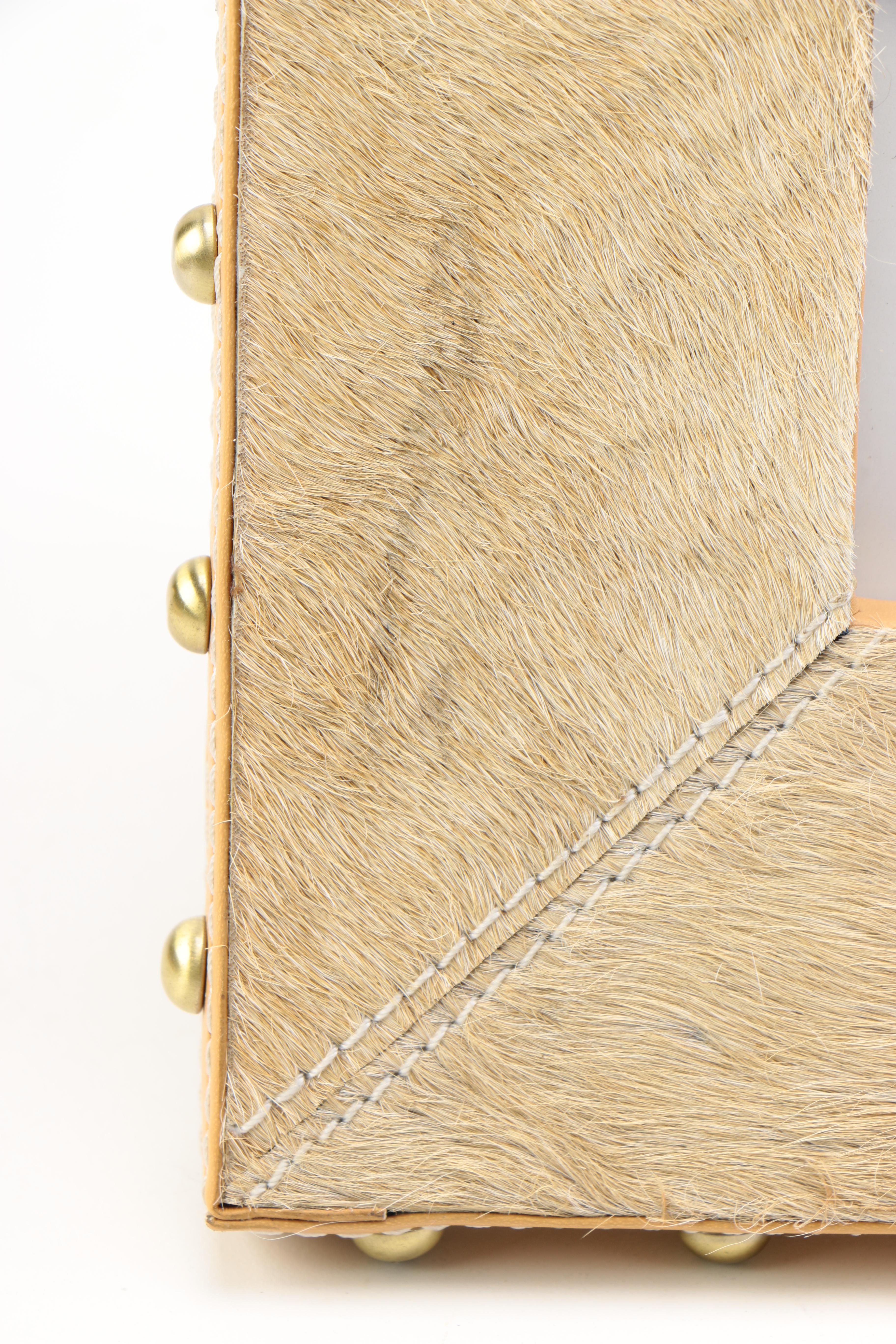 Cow Hide Photo Frame