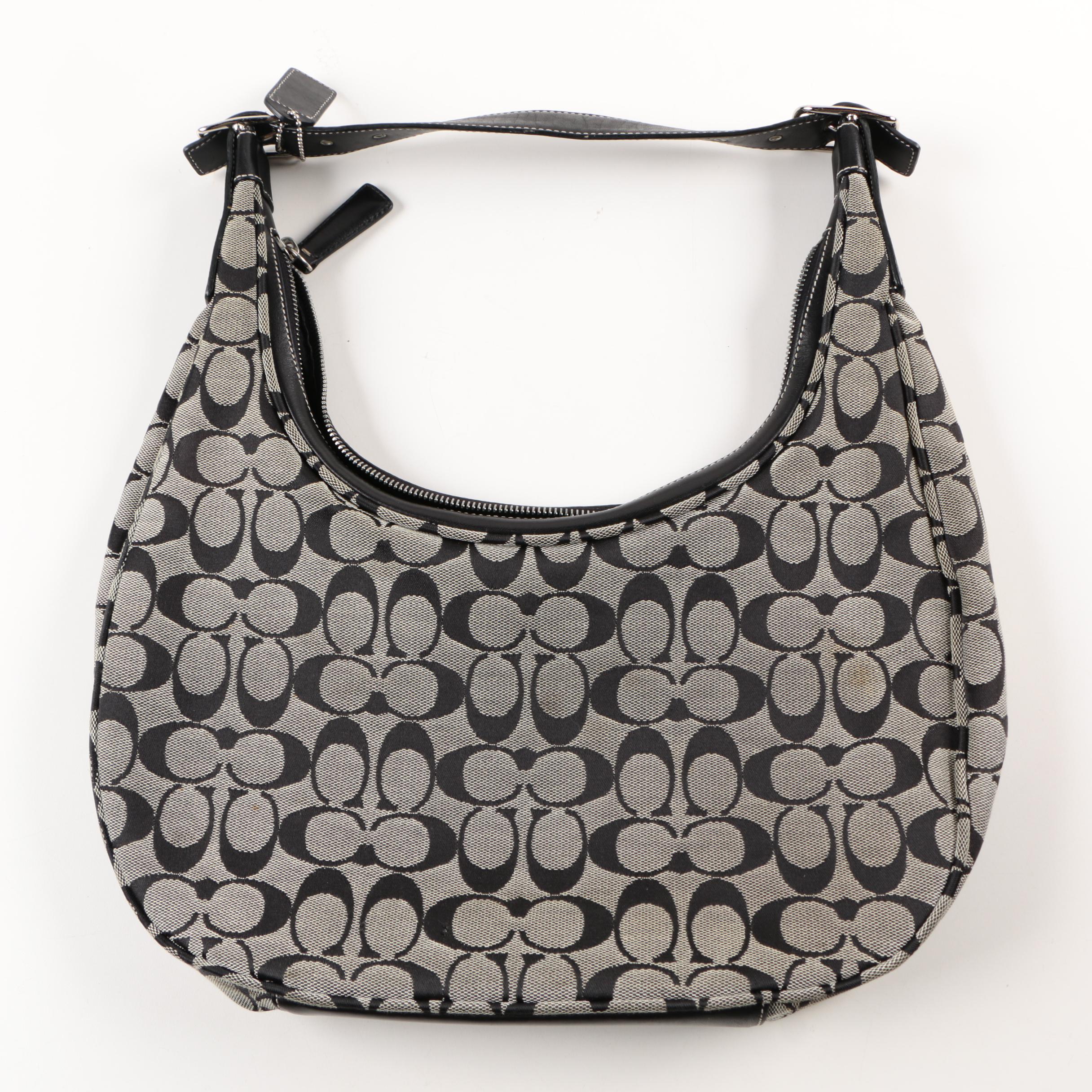 Coach Signature Hobo Handbag and Wallet