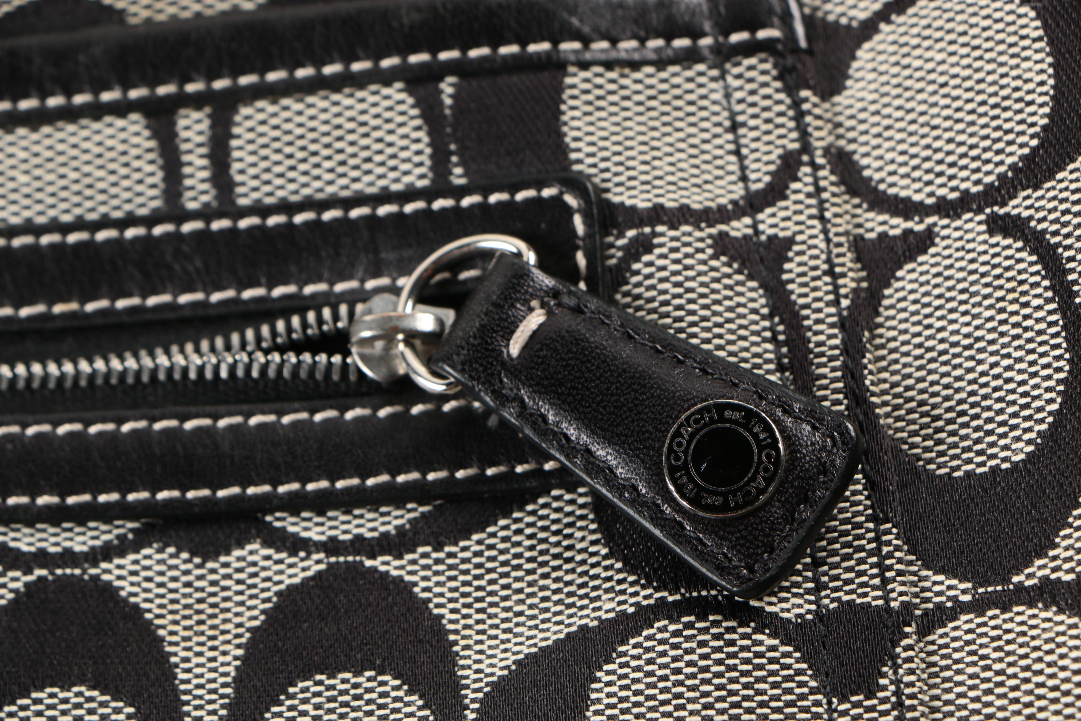 Coach Signature Hobo Handbag and Wallet