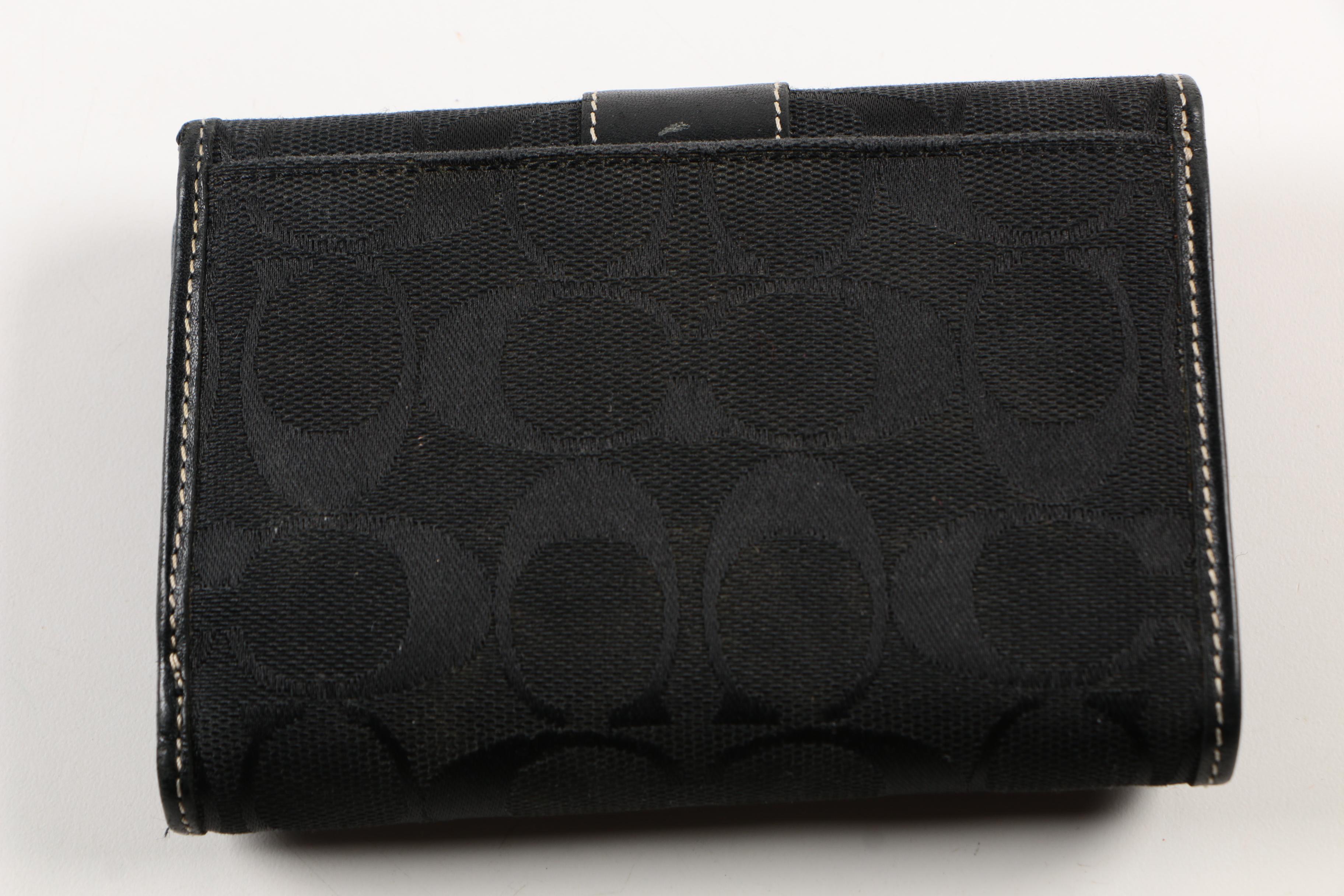 Coach Signature Hobo Handbag and Wallet