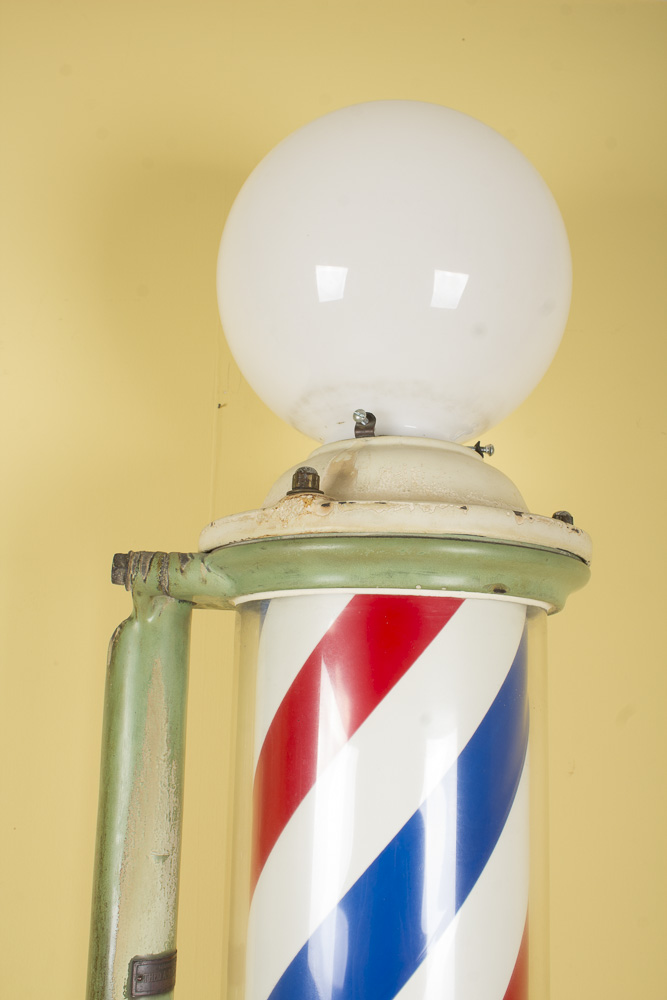 Vintage Theo A. Koch Barber Light Pole