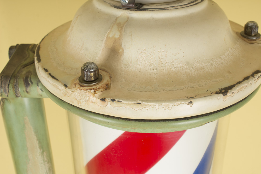 Vintage Theo A. Koch Barber Light Pole