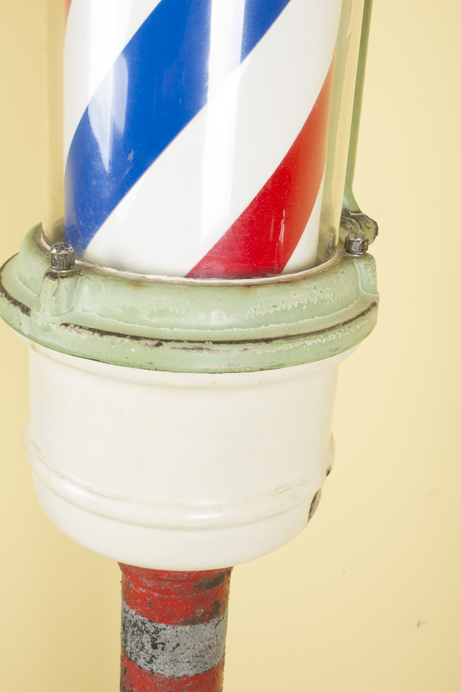 Vintage Theo A. Koch Barber Light Pole