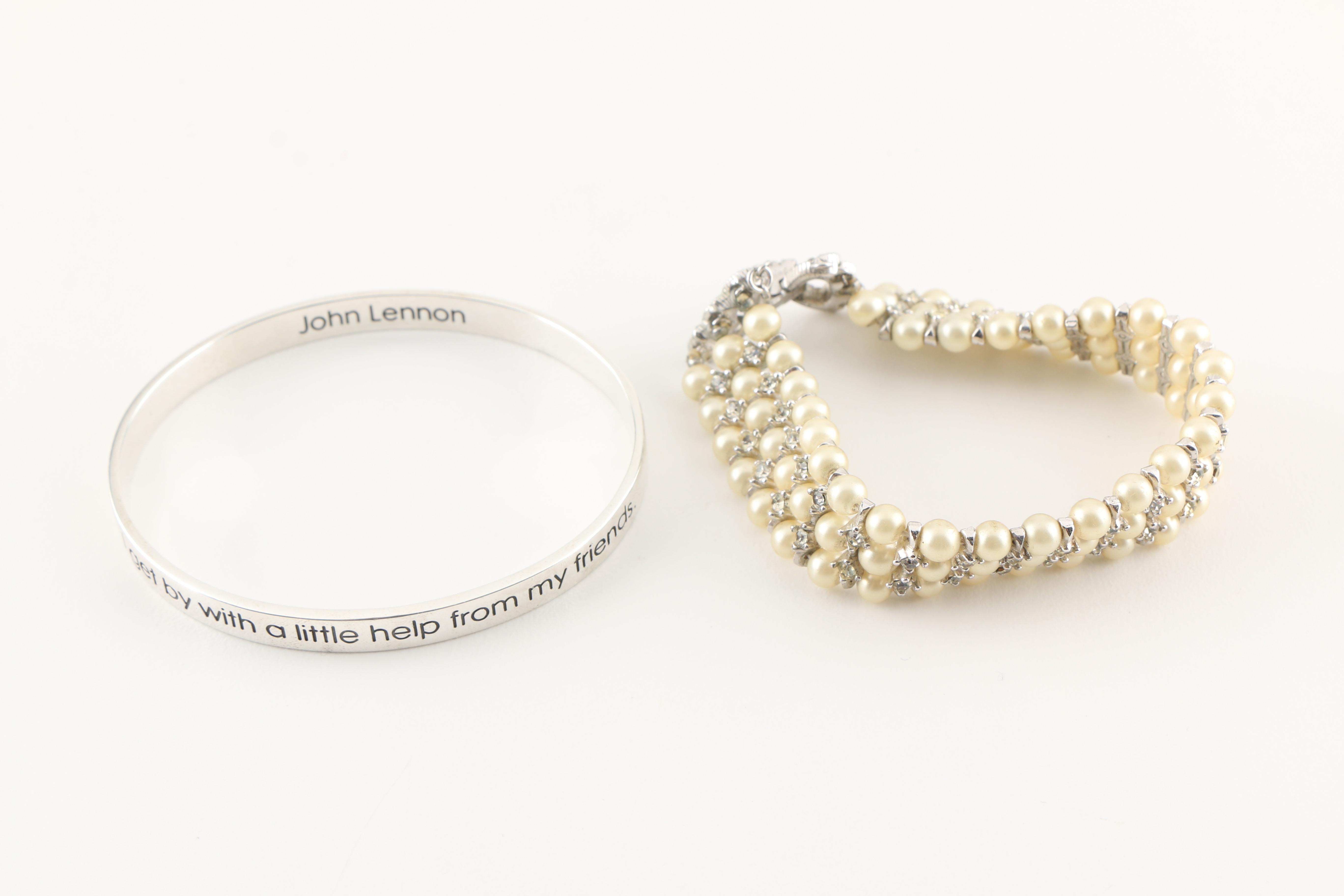 Assortment of Costume Jewelry Featuring Ciner and Sterling Silver