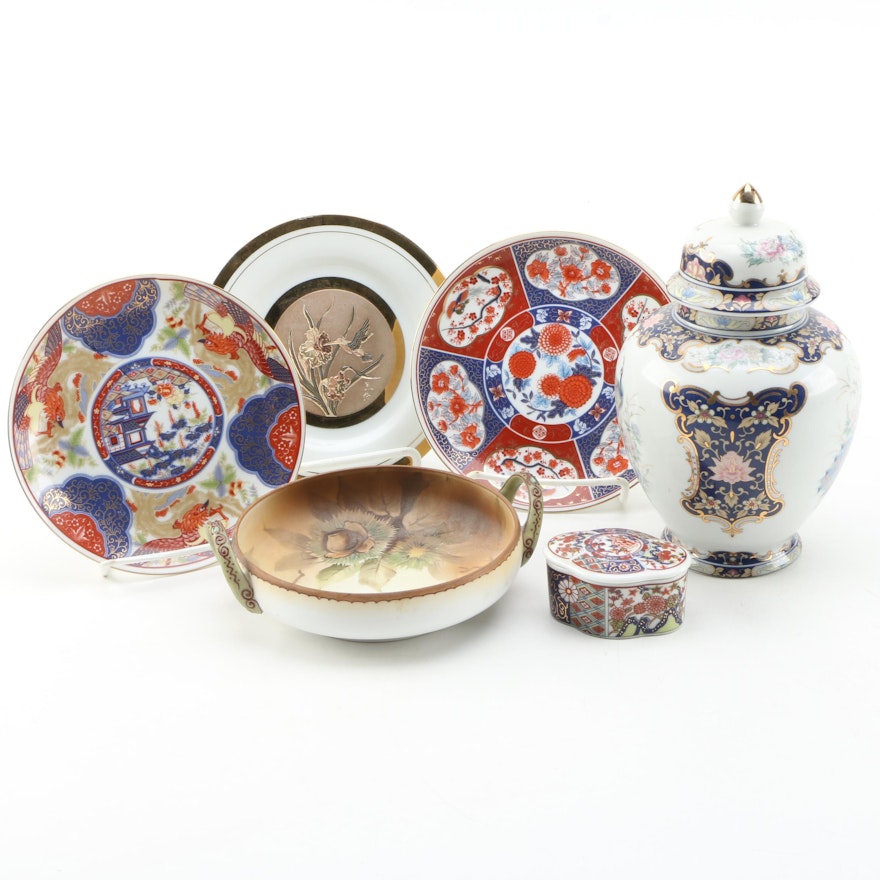 East Asian Tableware including Hand-Painted Noritake