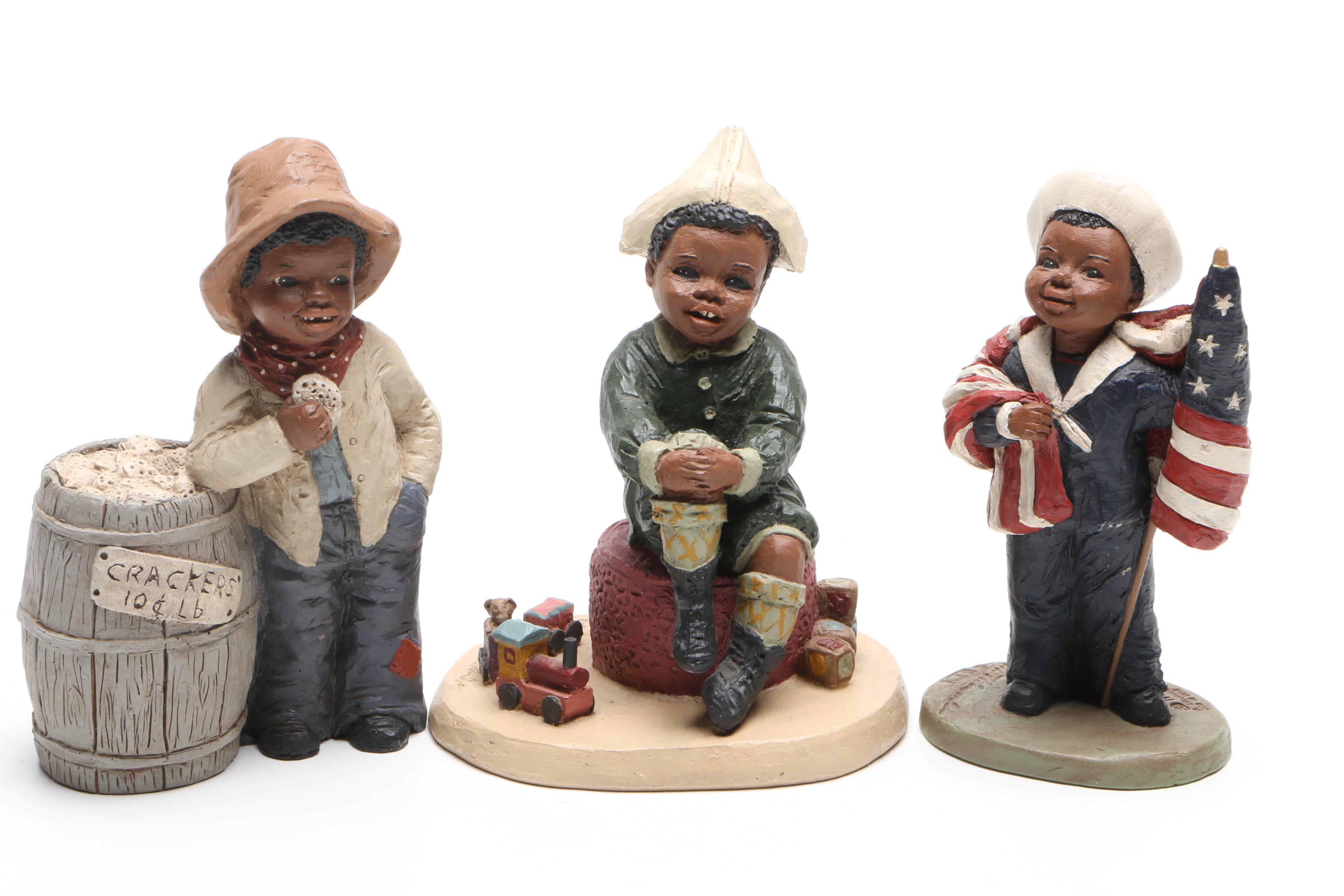Martha Holocombe "All God's Children" Limited Edition Resin Figurines