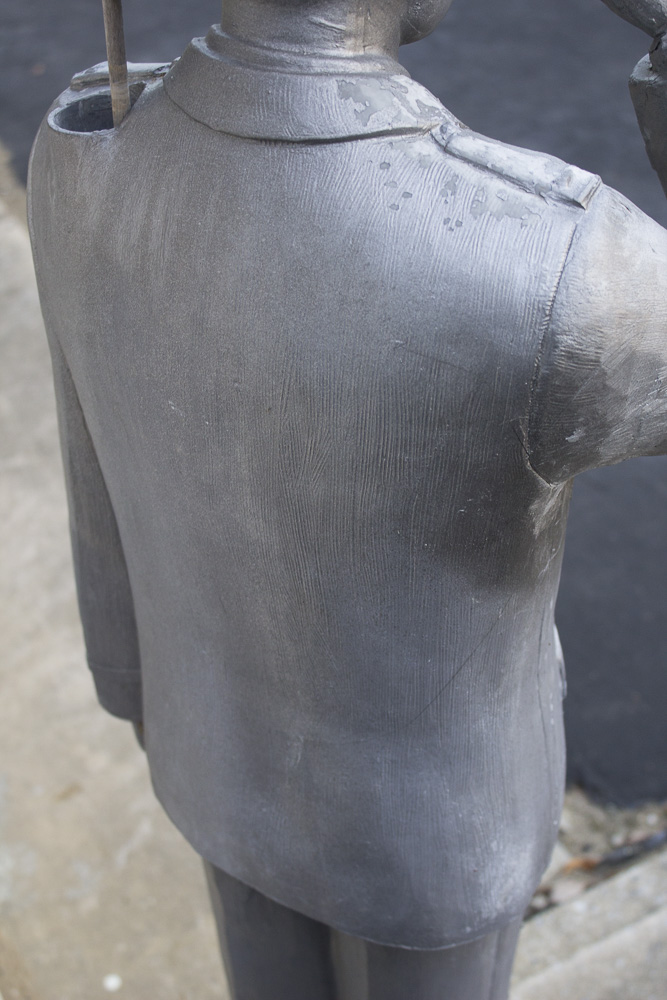 Saluting Soldier Statue