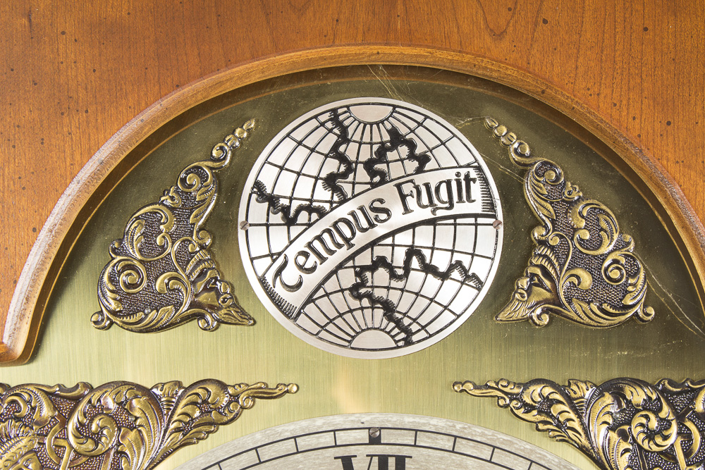 Tempus Fugit Chippendale Style Grandmother Clock by Daneker