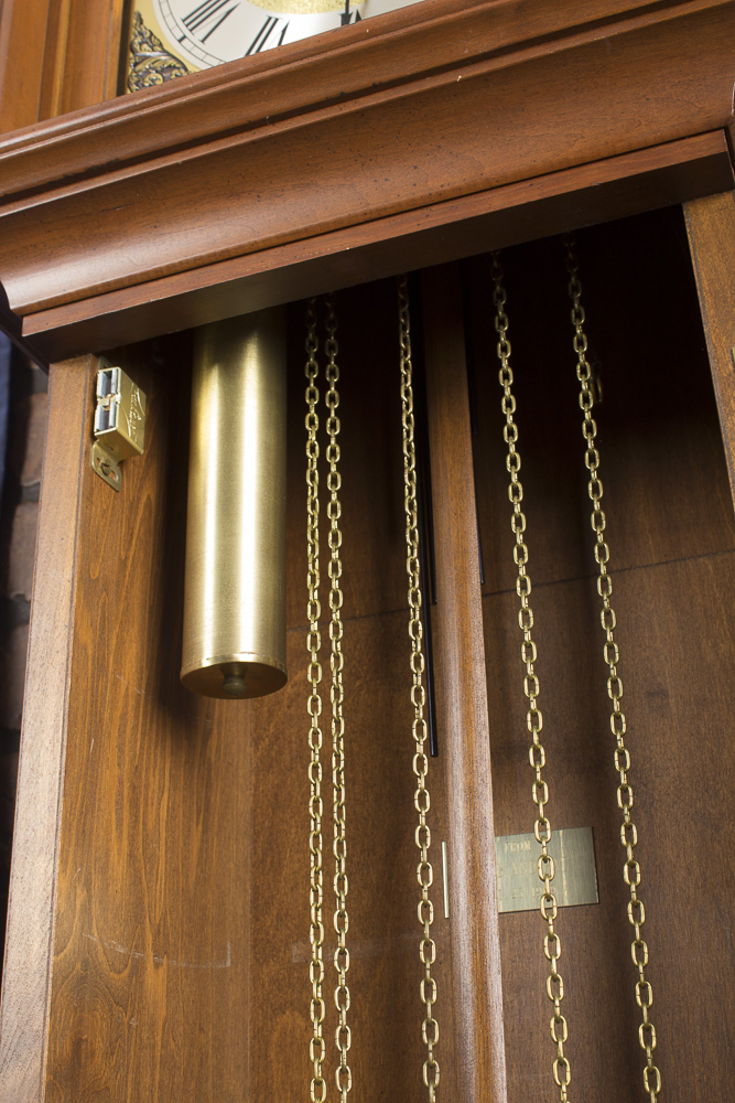 Tempus Fugit Chippendale Style Grandmother Clock by Daneker