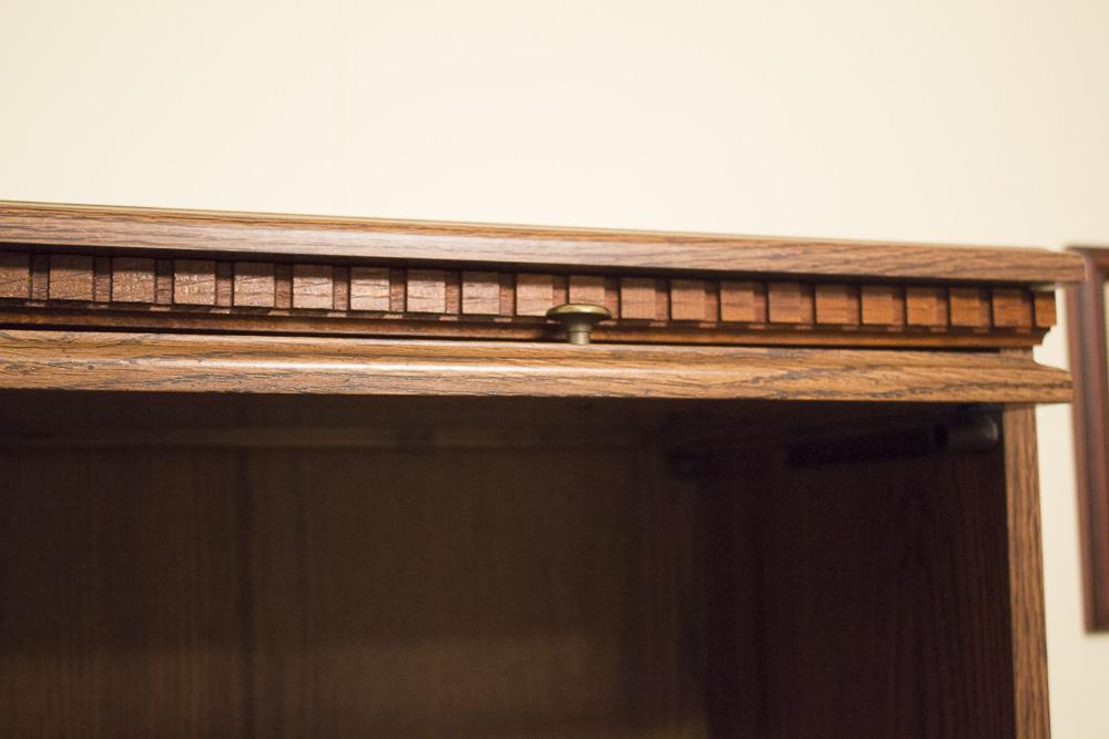 Oak Laminate Barrister's Bookcase