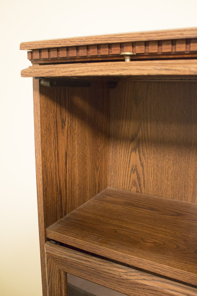 Oak Laminate Barrister's Bookcase