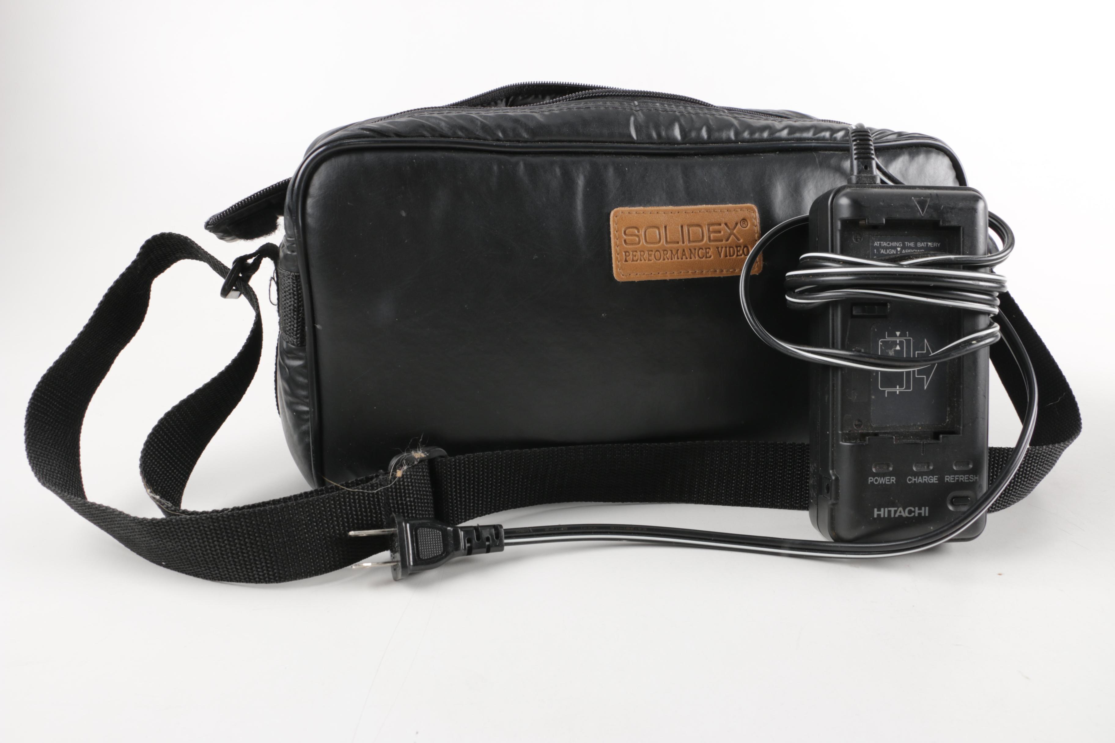 Hitachi Video Camera and Vivitar Camera