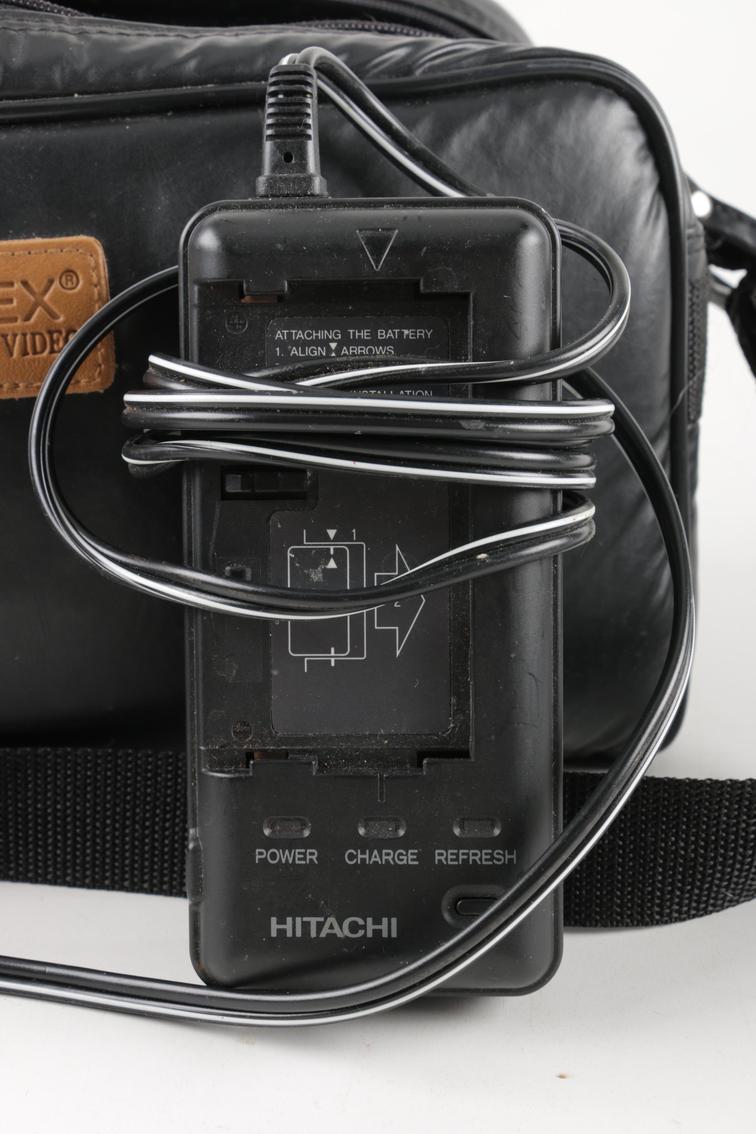 Hitachi Video Camera and Vivitar Camera