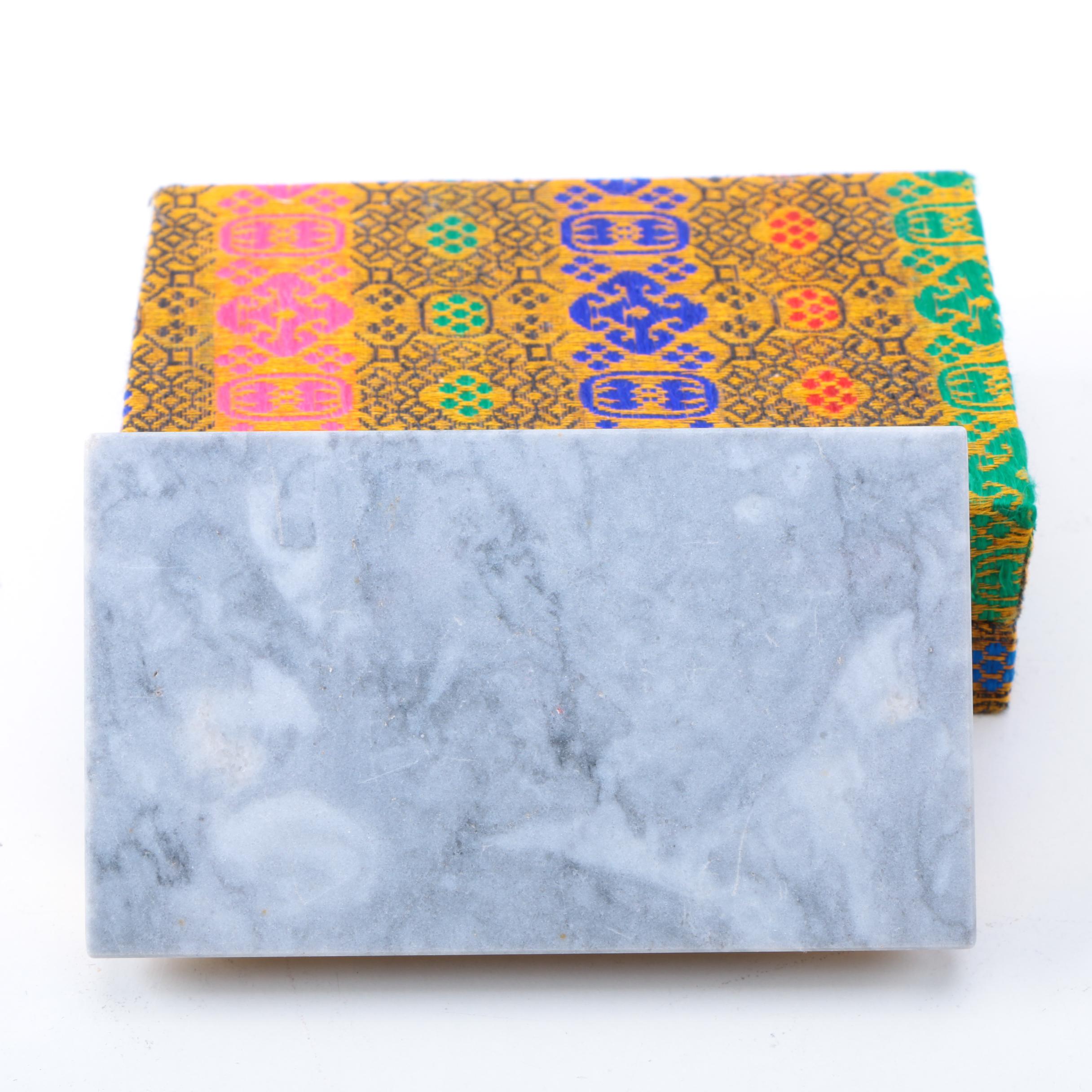 Metal Abacus on Marble Base