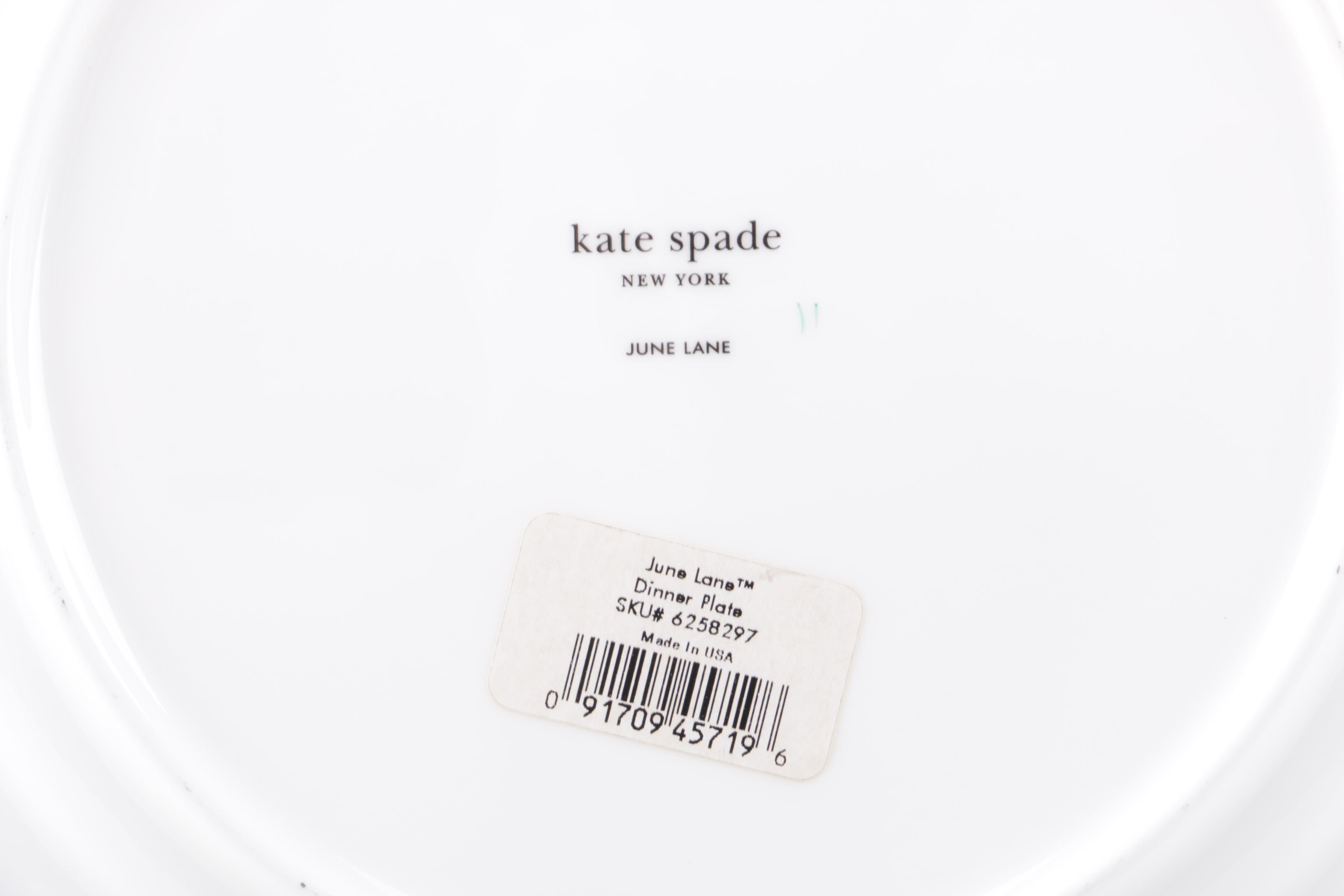 Lenox Kate Spade "June Lane" Porcelain Dinnerware