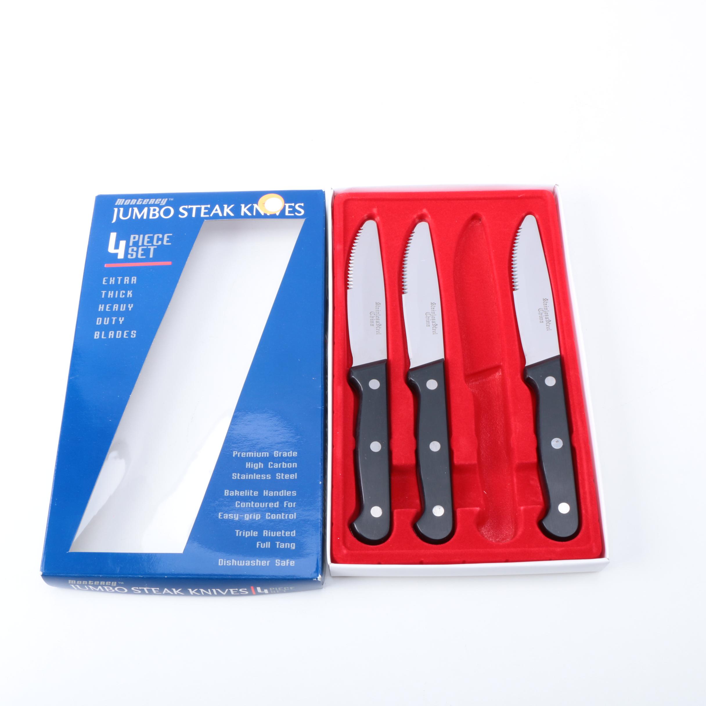 Hall's Dutch Oven and Monterey Jumbo Steak Knives