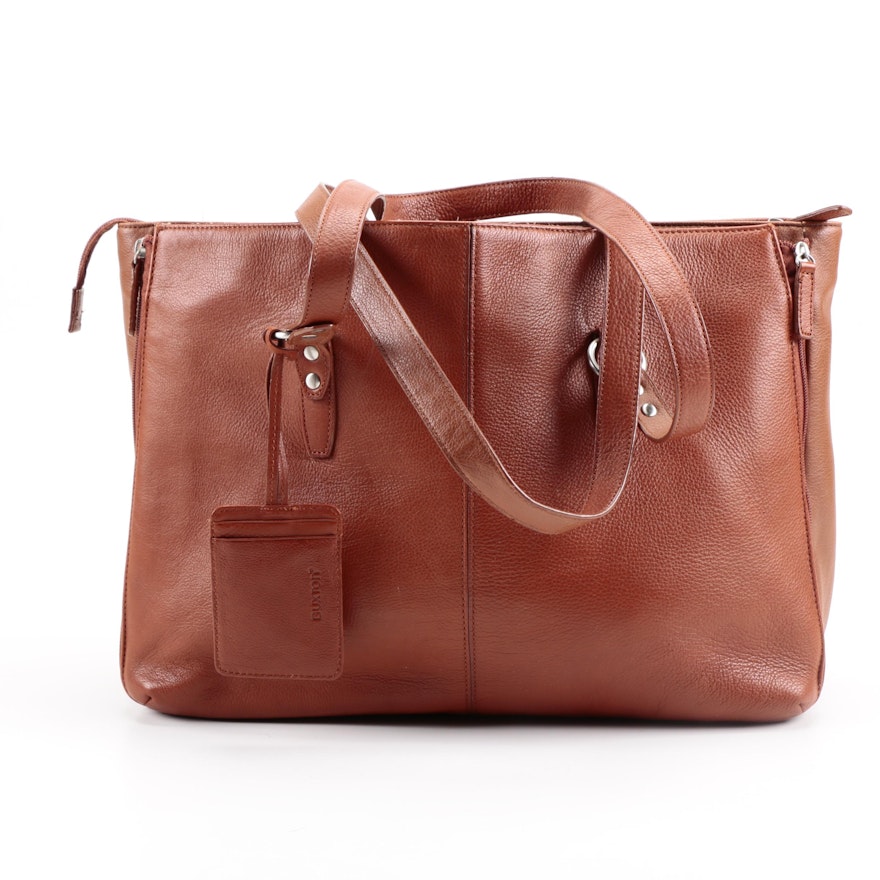 Buxton Leather Briefcase Tote