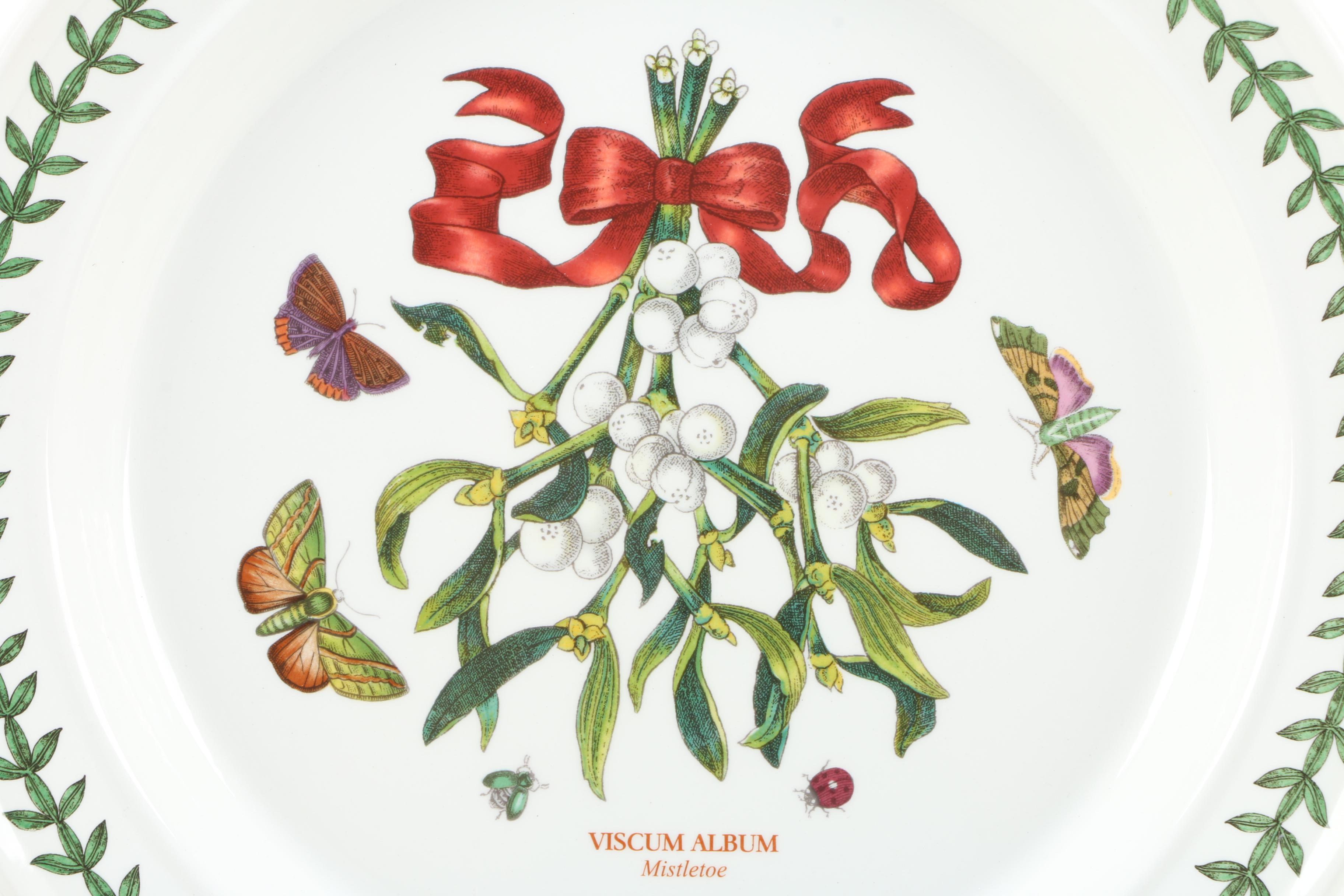 Portmeirion "The Botanic Garden" Holiday Themed Plates