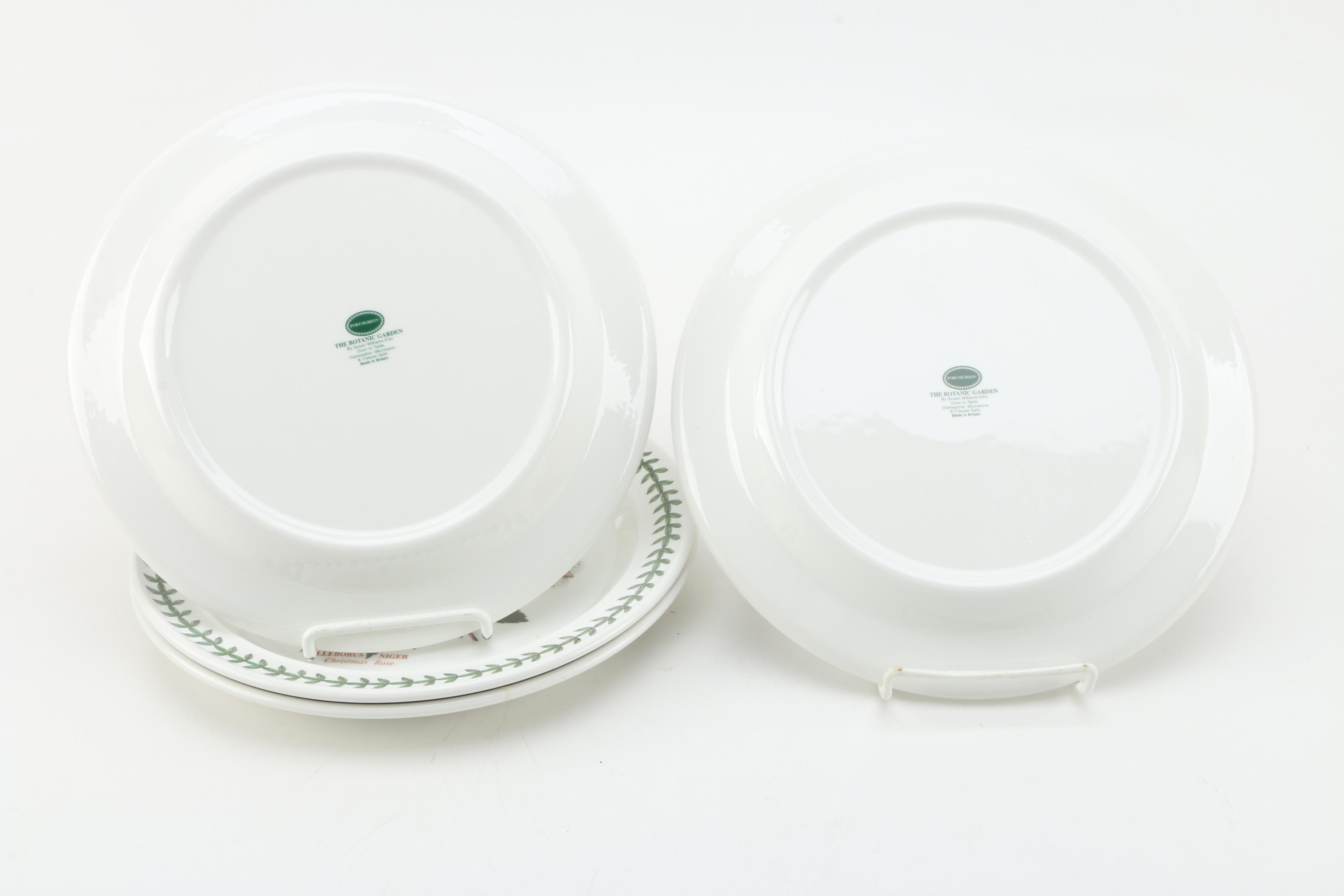 Portmeirion "The Botanic Garden" Holiday Themed Plates