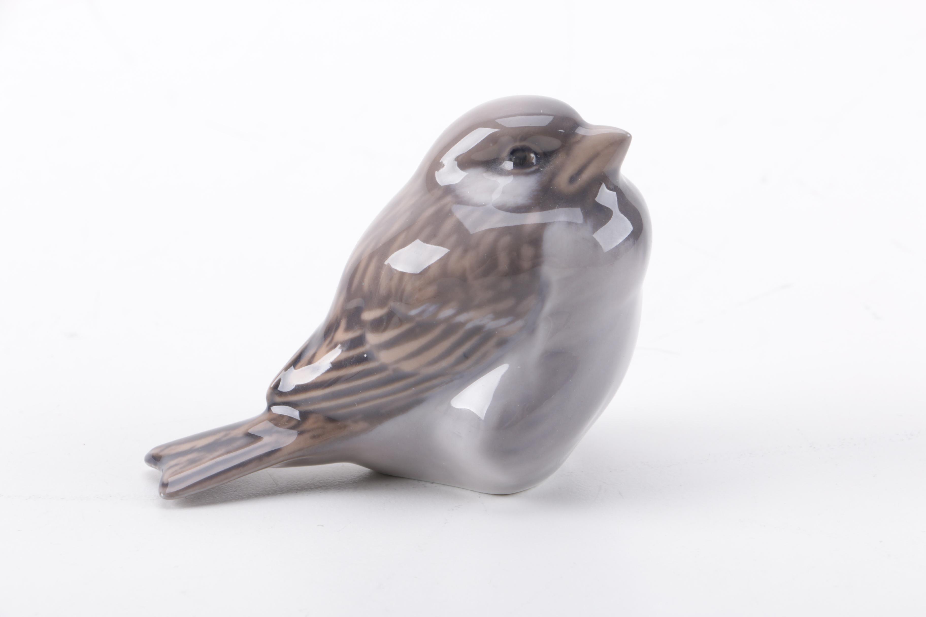 Royal Copenhagen Porcelain Animal Figurines with "White Duck"