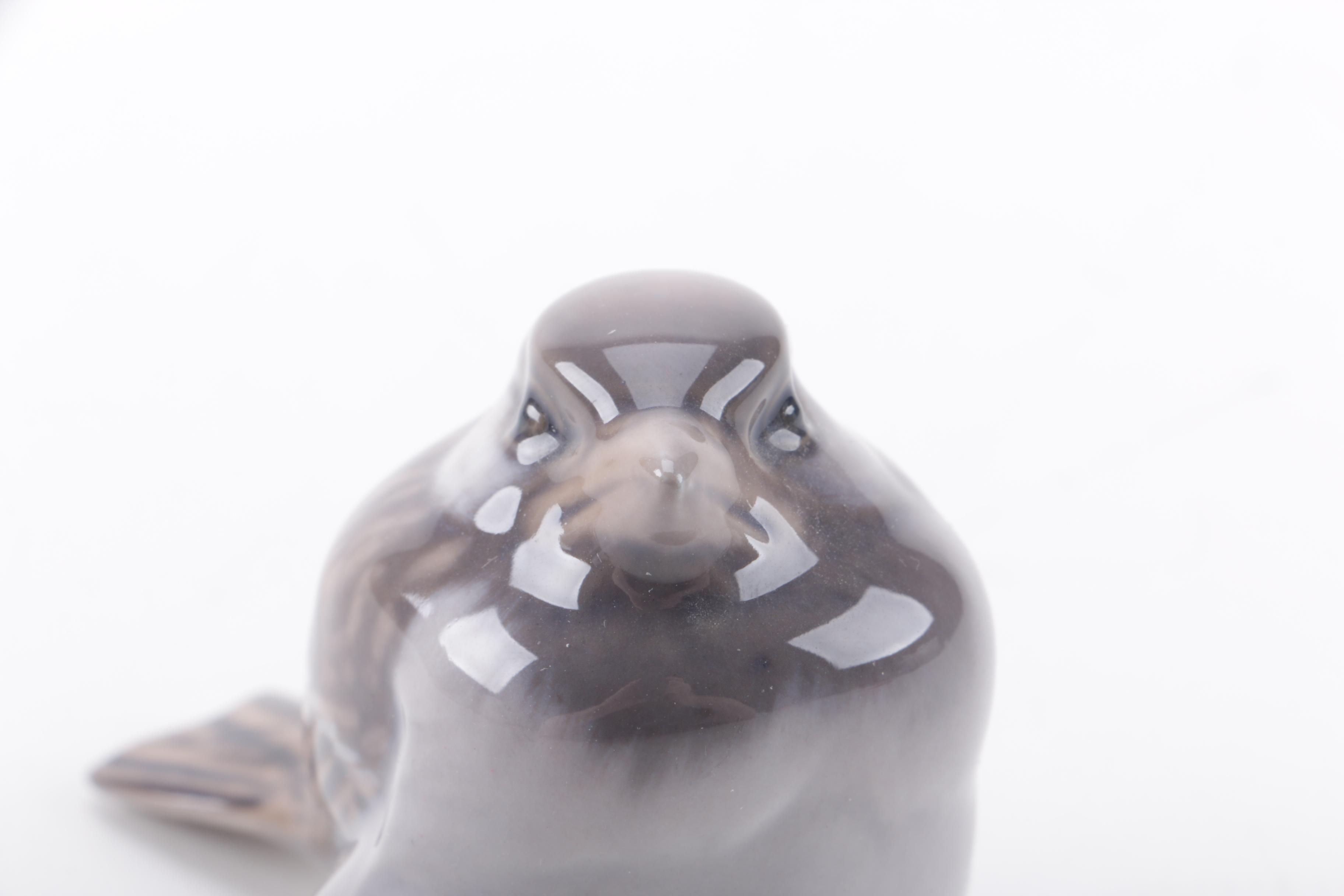 Royal Copenhagen Porcelain Animal Figurines with "White Duck"