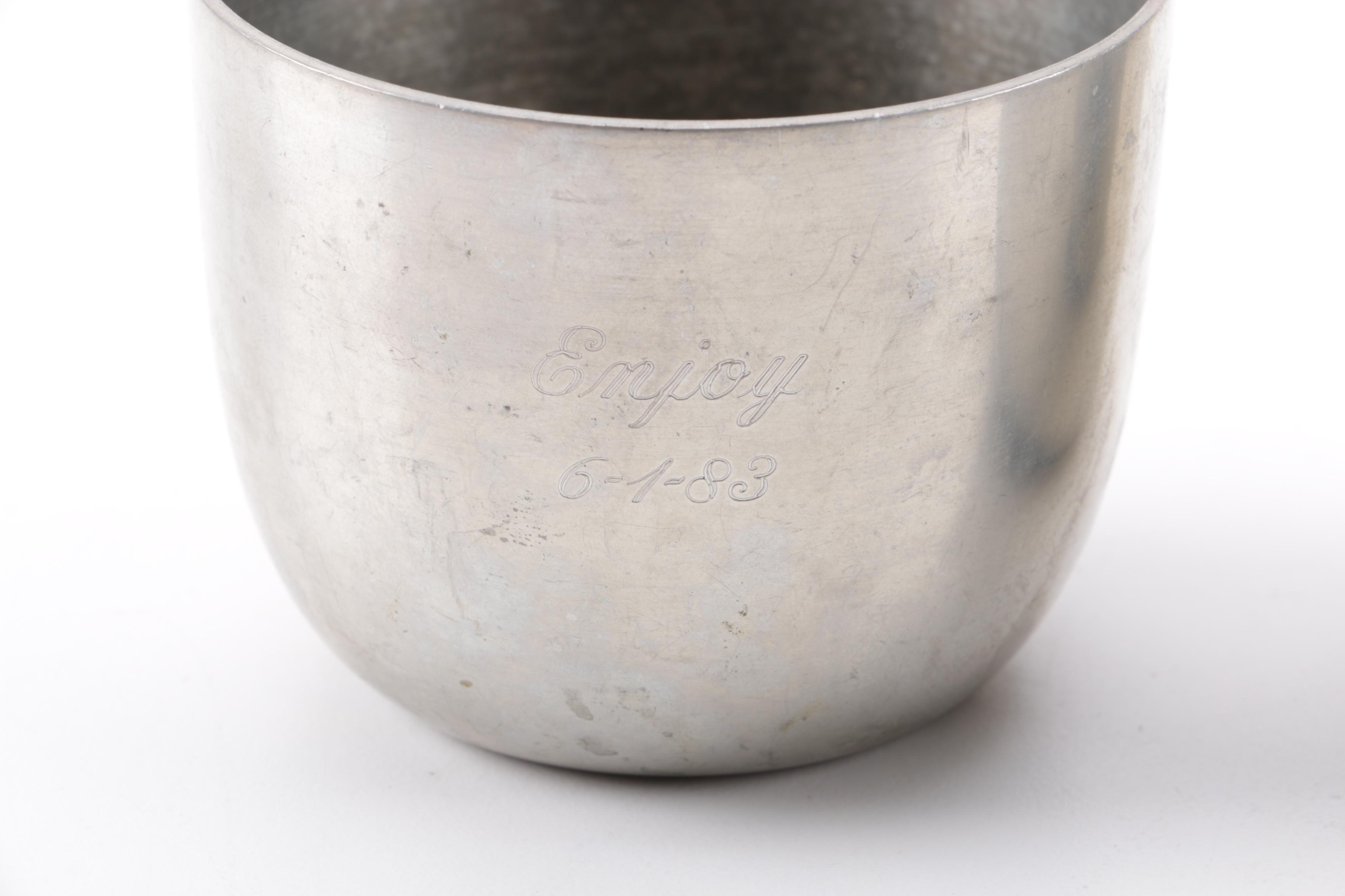 Pewter Serveware Including Woodbury Pewterers