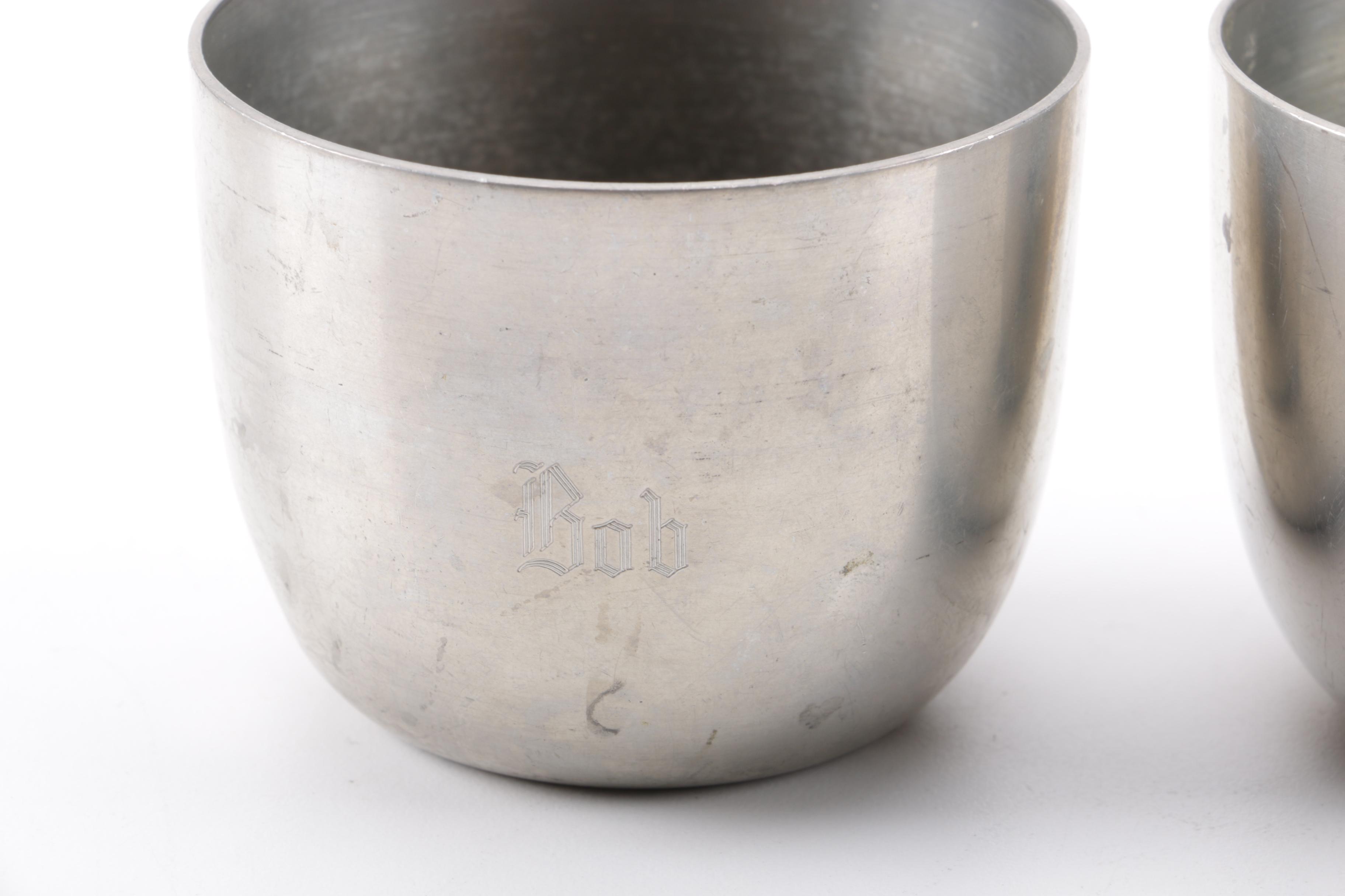 Pewter Serveware Including Woodbury Pewterers