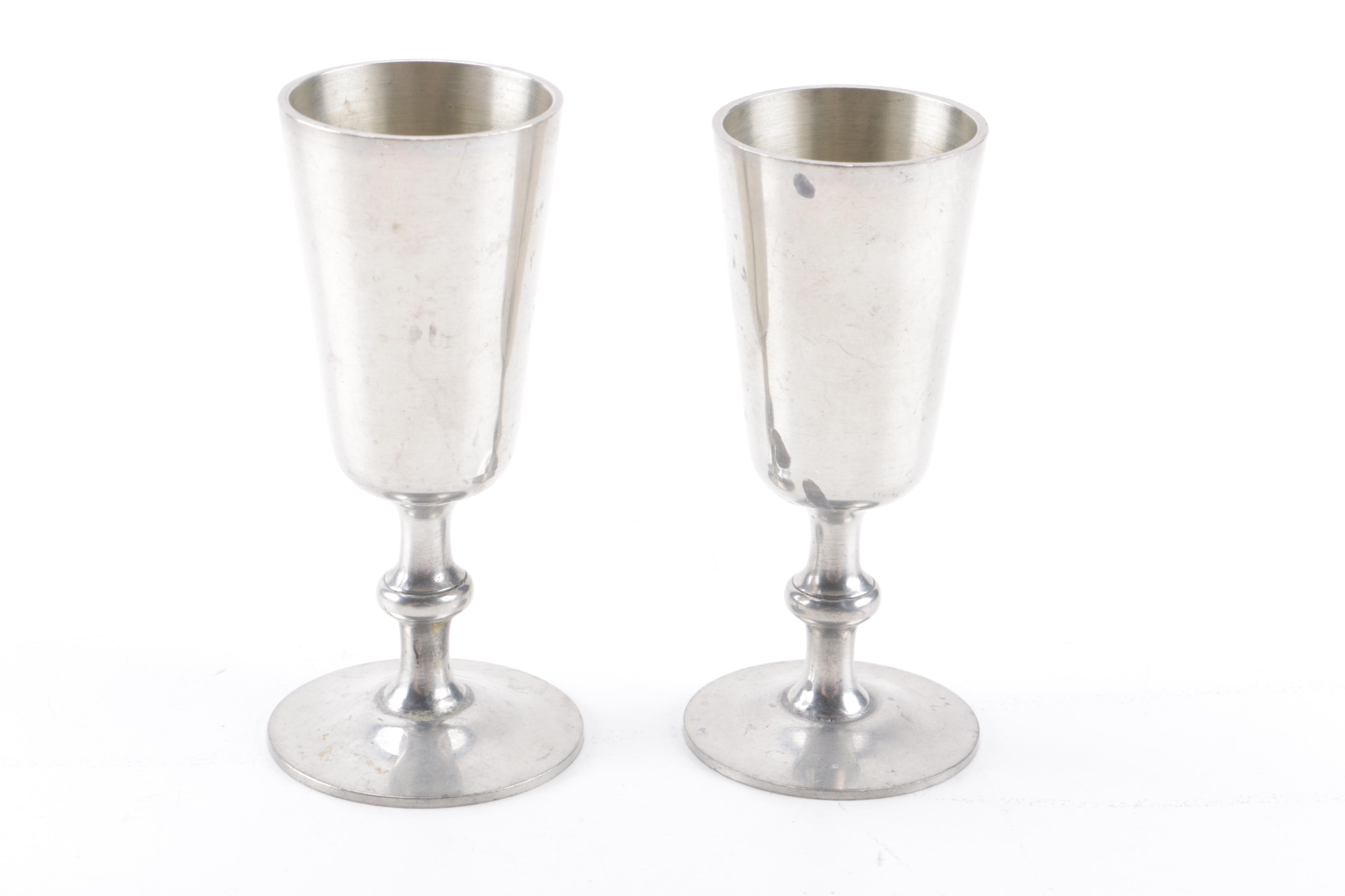 Pewter Serveware Including Woodbury Pewterers