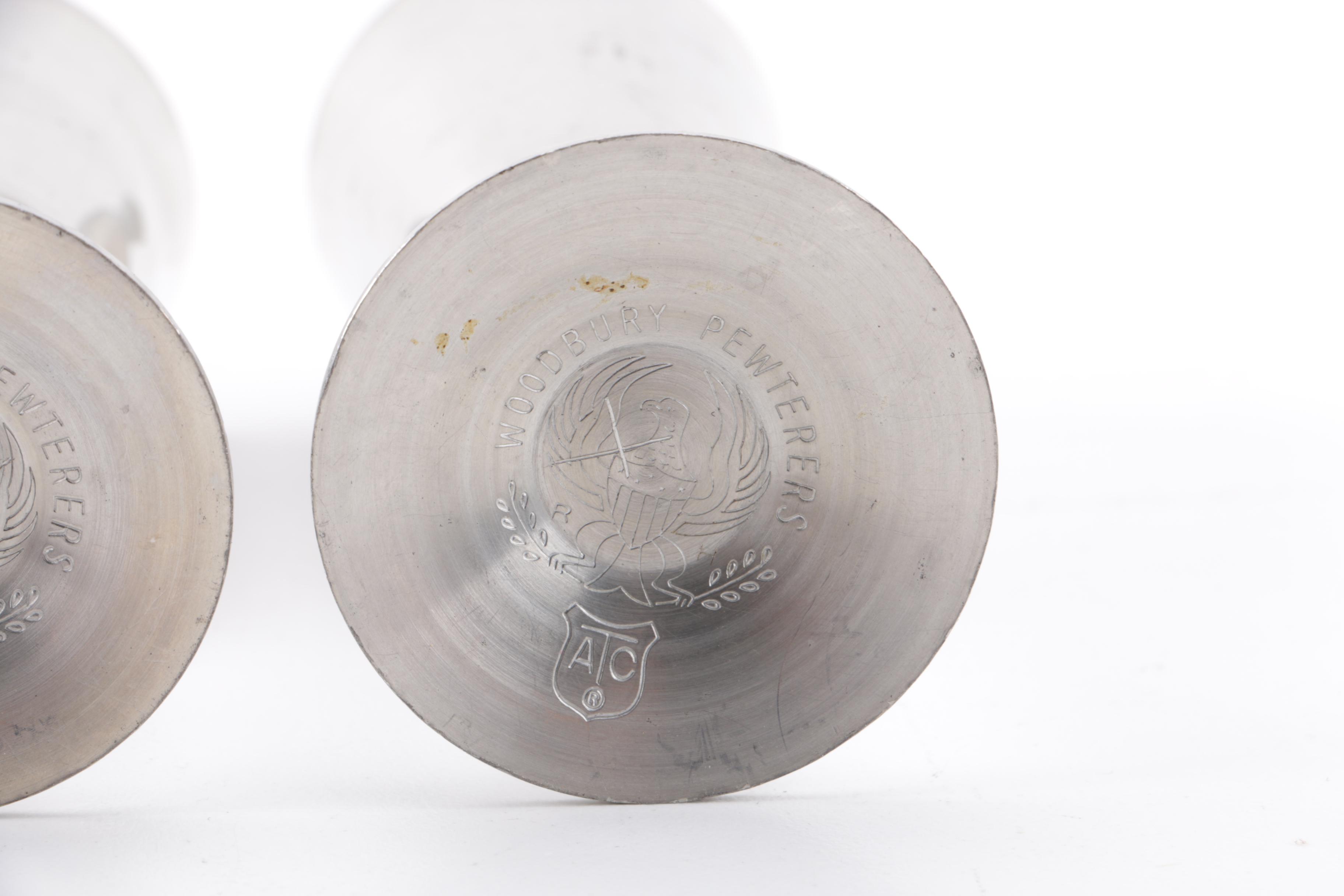 Pewter Serveware Including Woodbury Pewterers