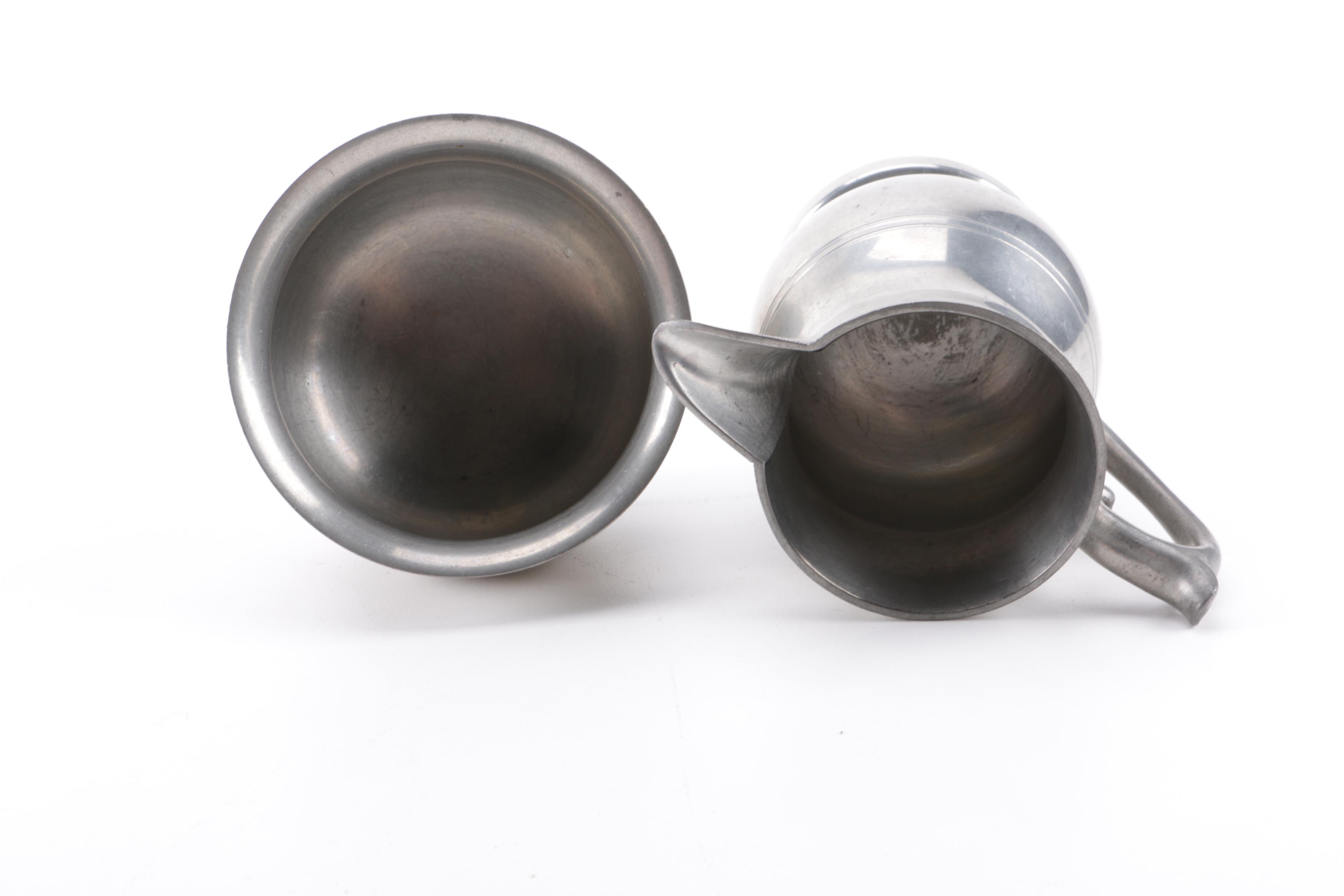 Pewter Serveware Including Woodbury Pewterers