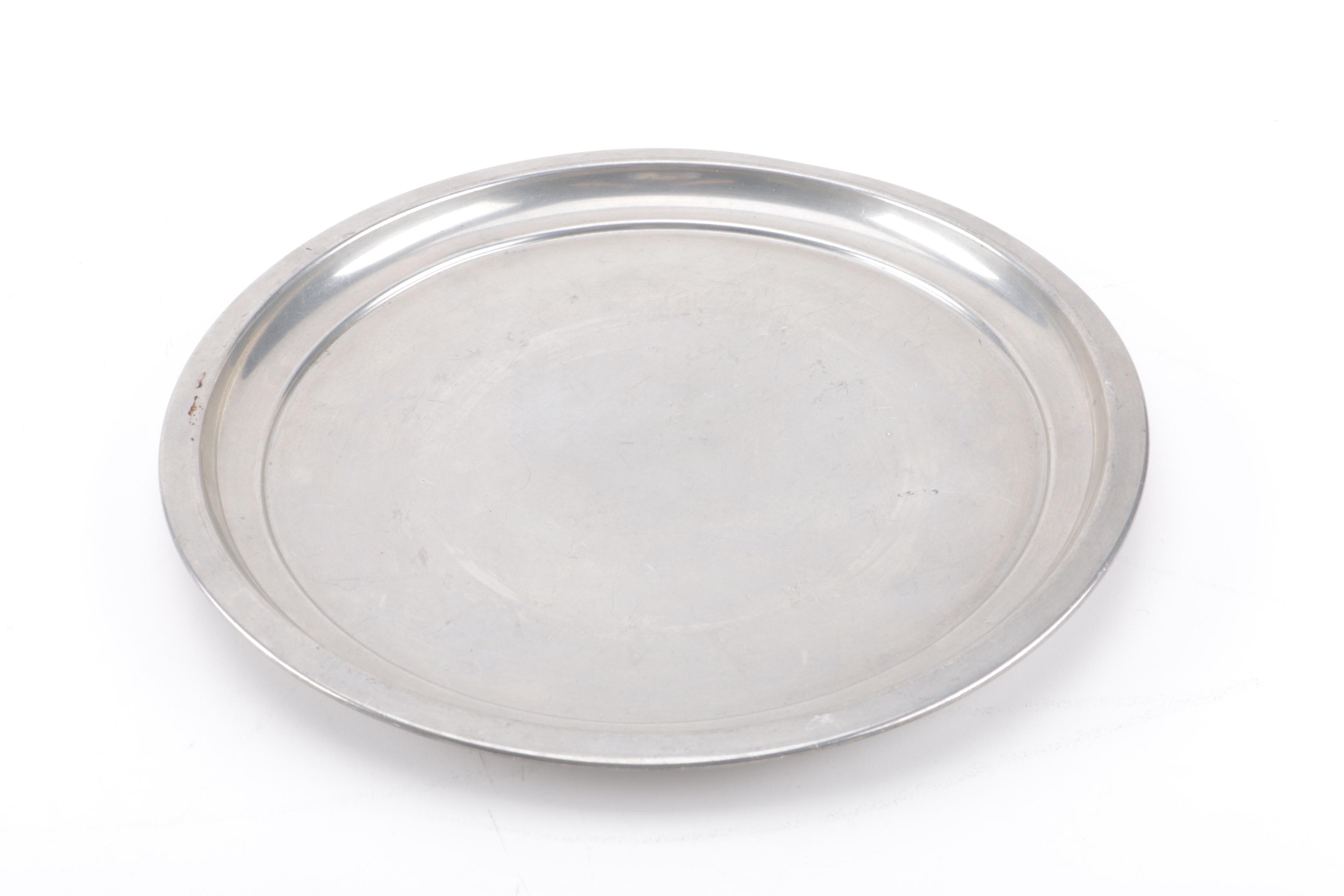 Pewter Serveware Including Woodbury Pewterers