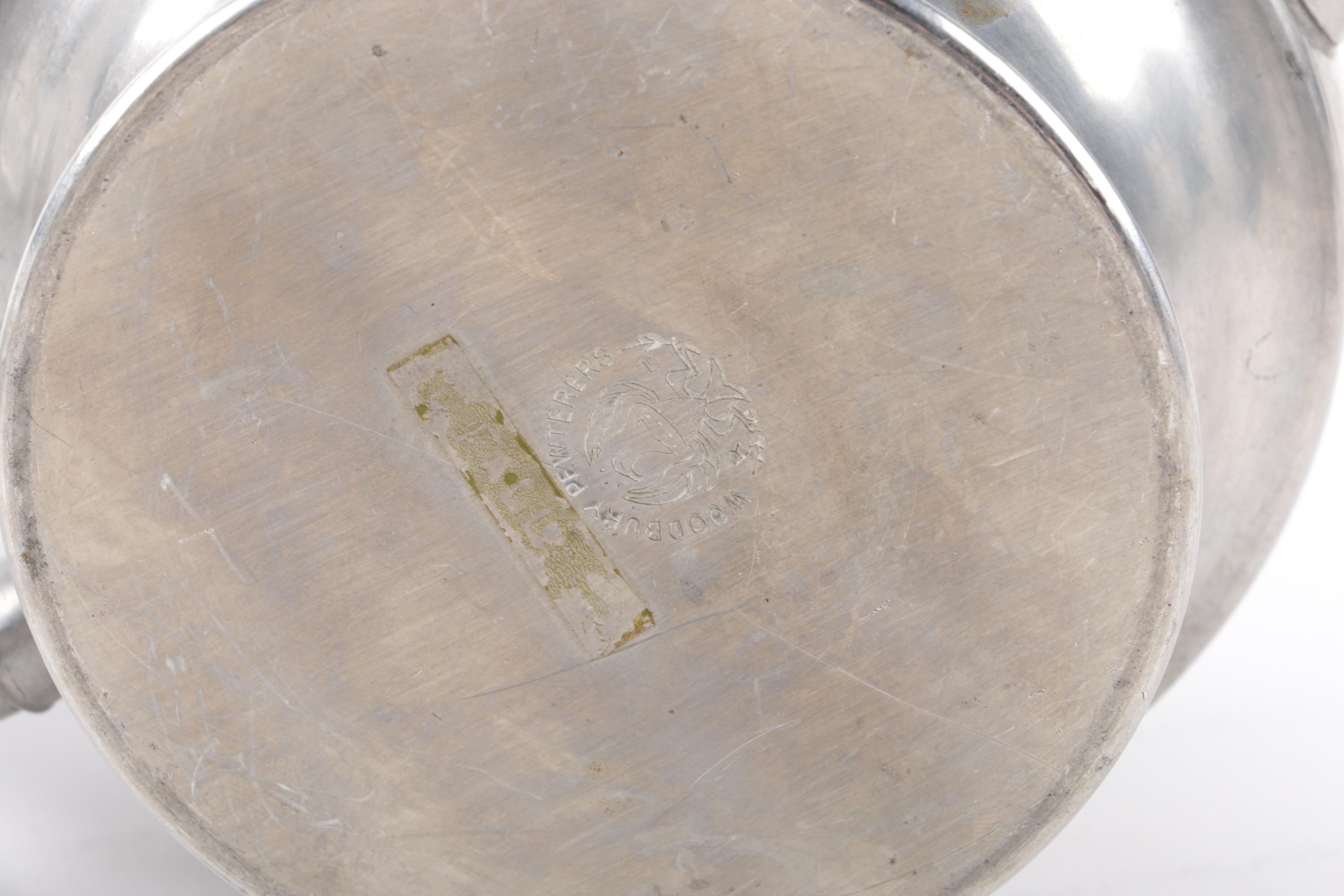 Pewter Serveware Including Woodbury Pewterers