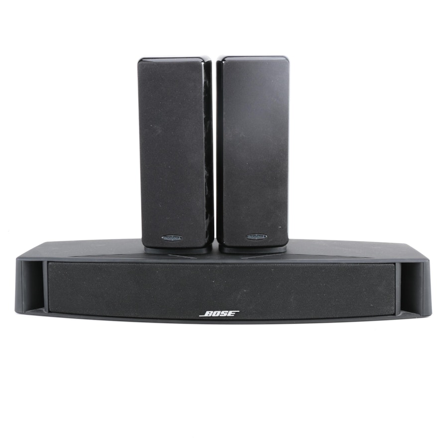 Bose Center Channel Speaker with Insignia Speakers