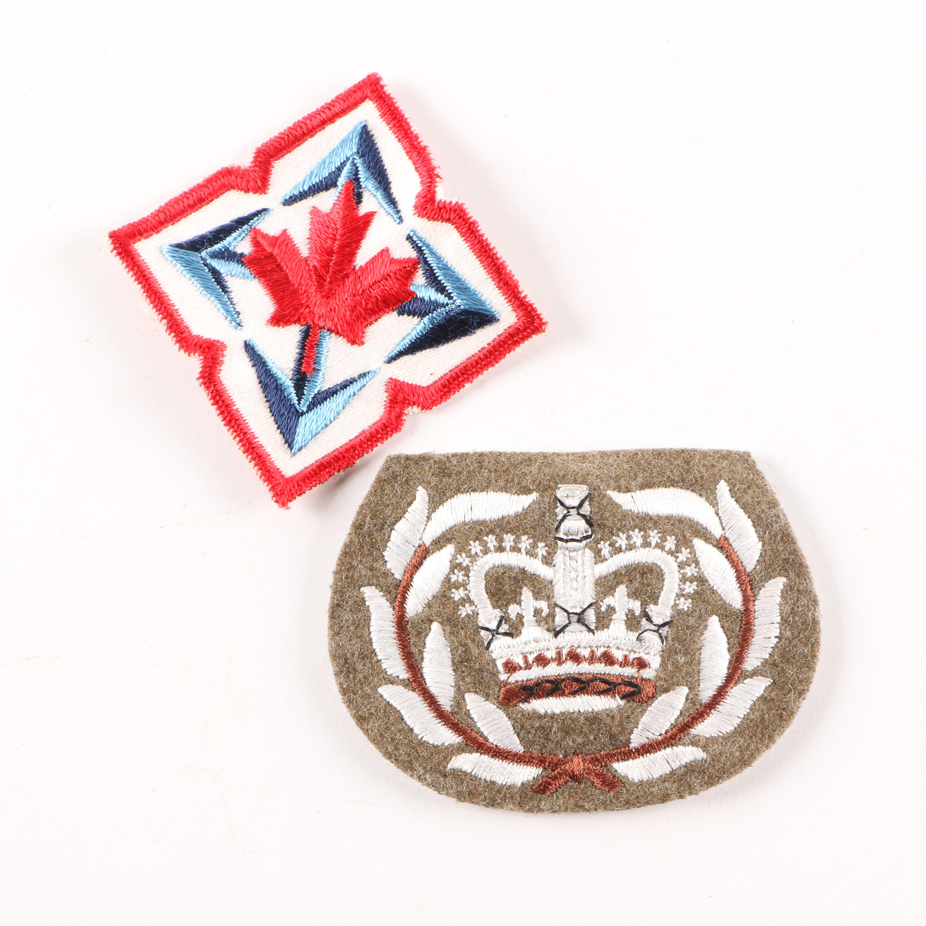 Canadian and British Military Patches and Others