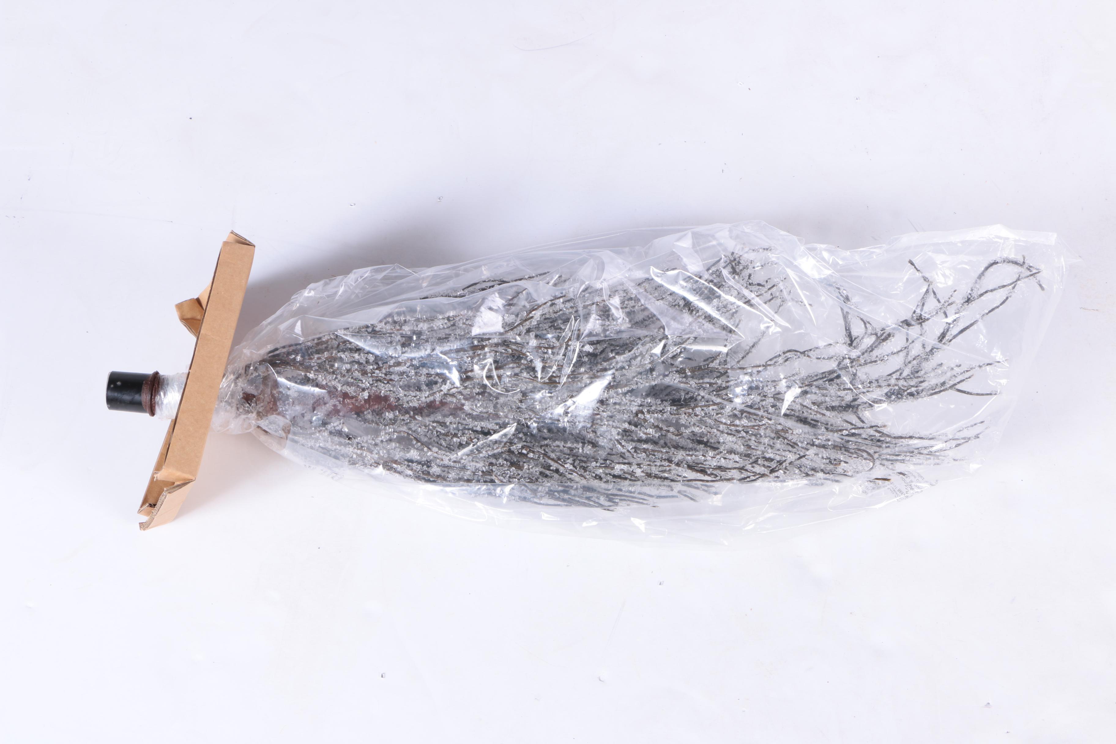 Pair of Fiber Optic Holiday Trees