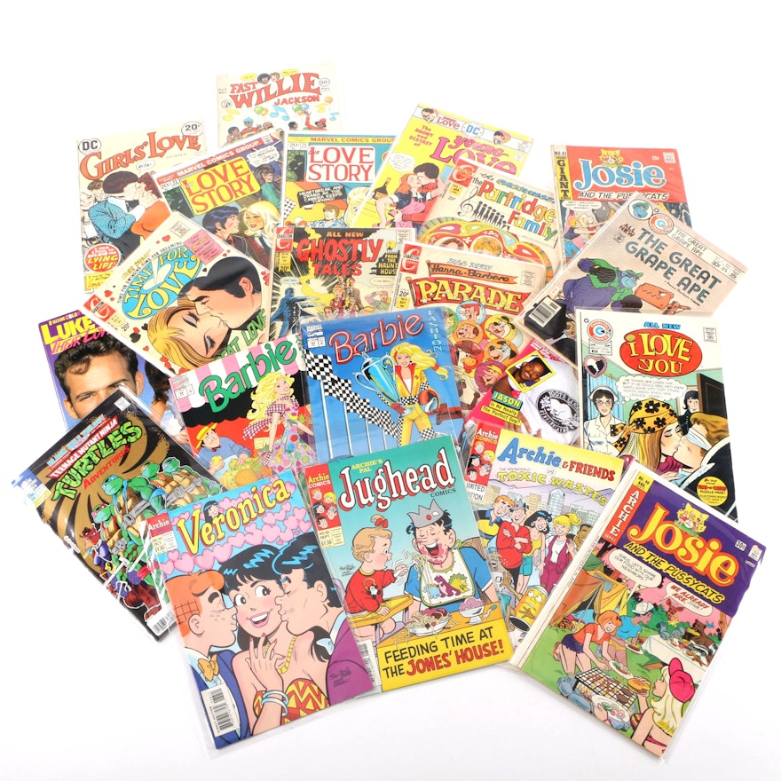 Assorted Genre Comic Books Including "The Great Grape Ape"