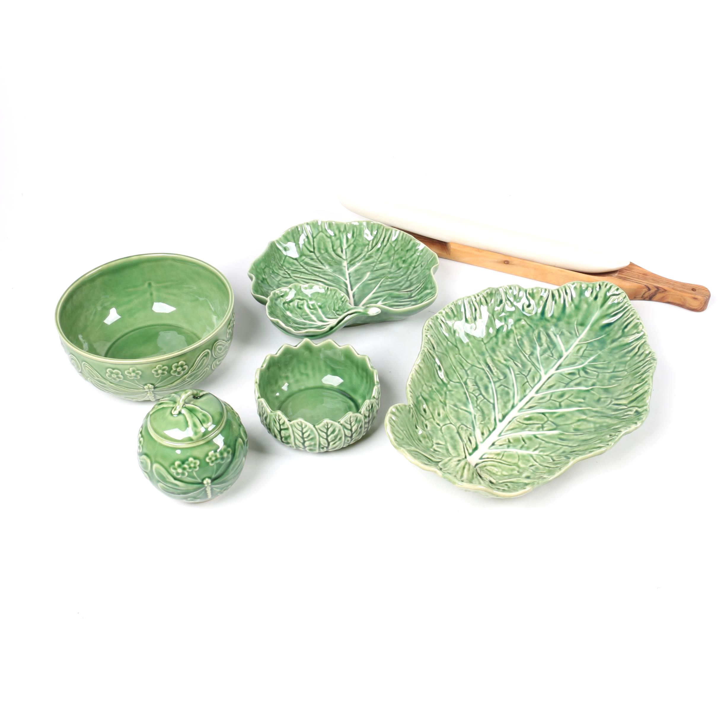 Portuguese Tableware including Bordallo Pinheiro "Cabbage Green"