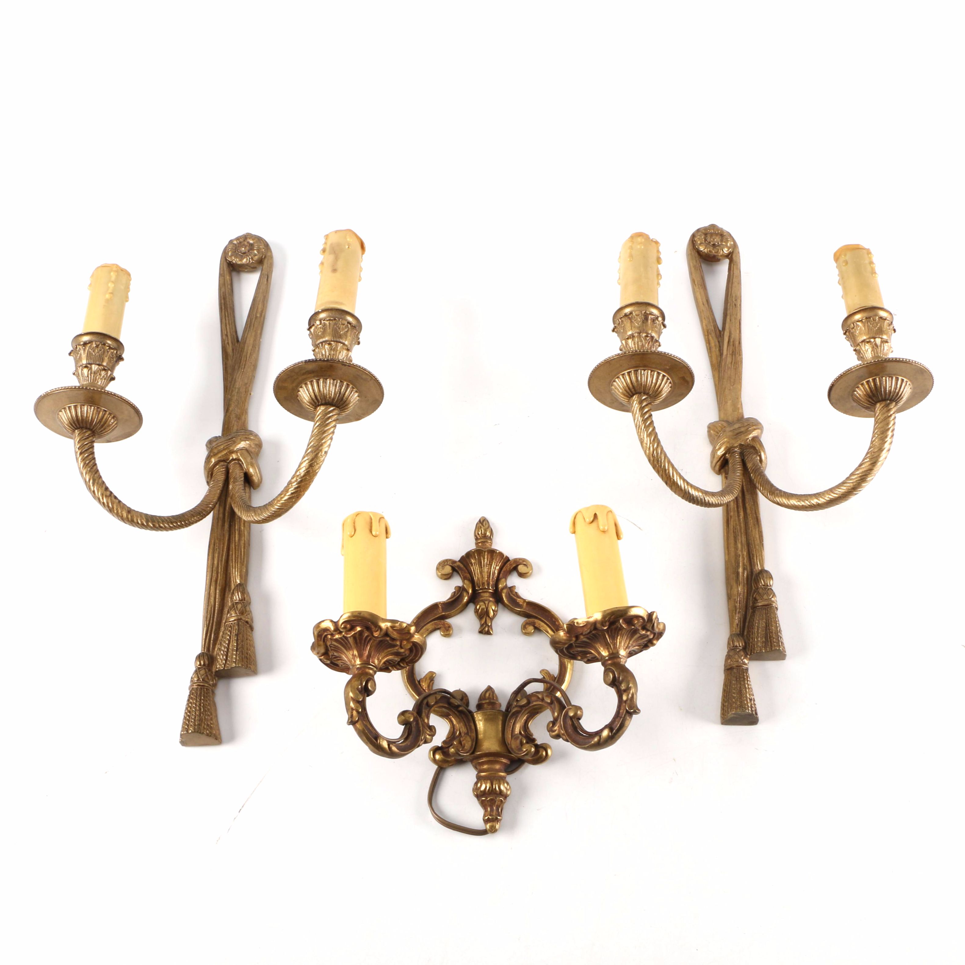 Metal Wall Candelabra Lights