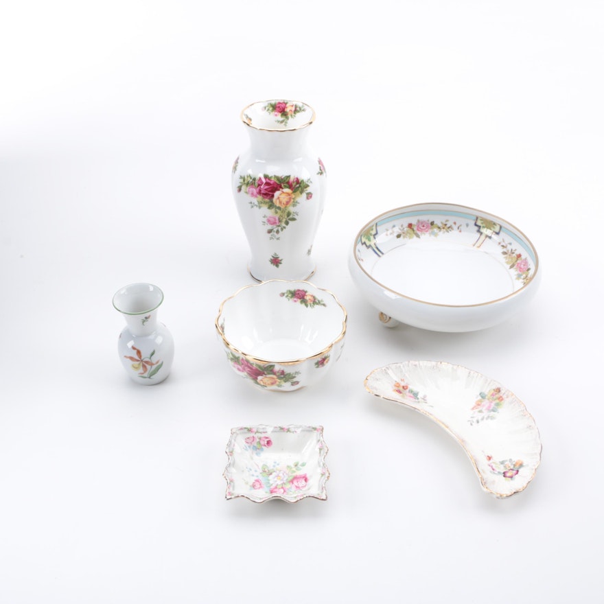 Porcelain Assortment Including Royal Albert and Nippon