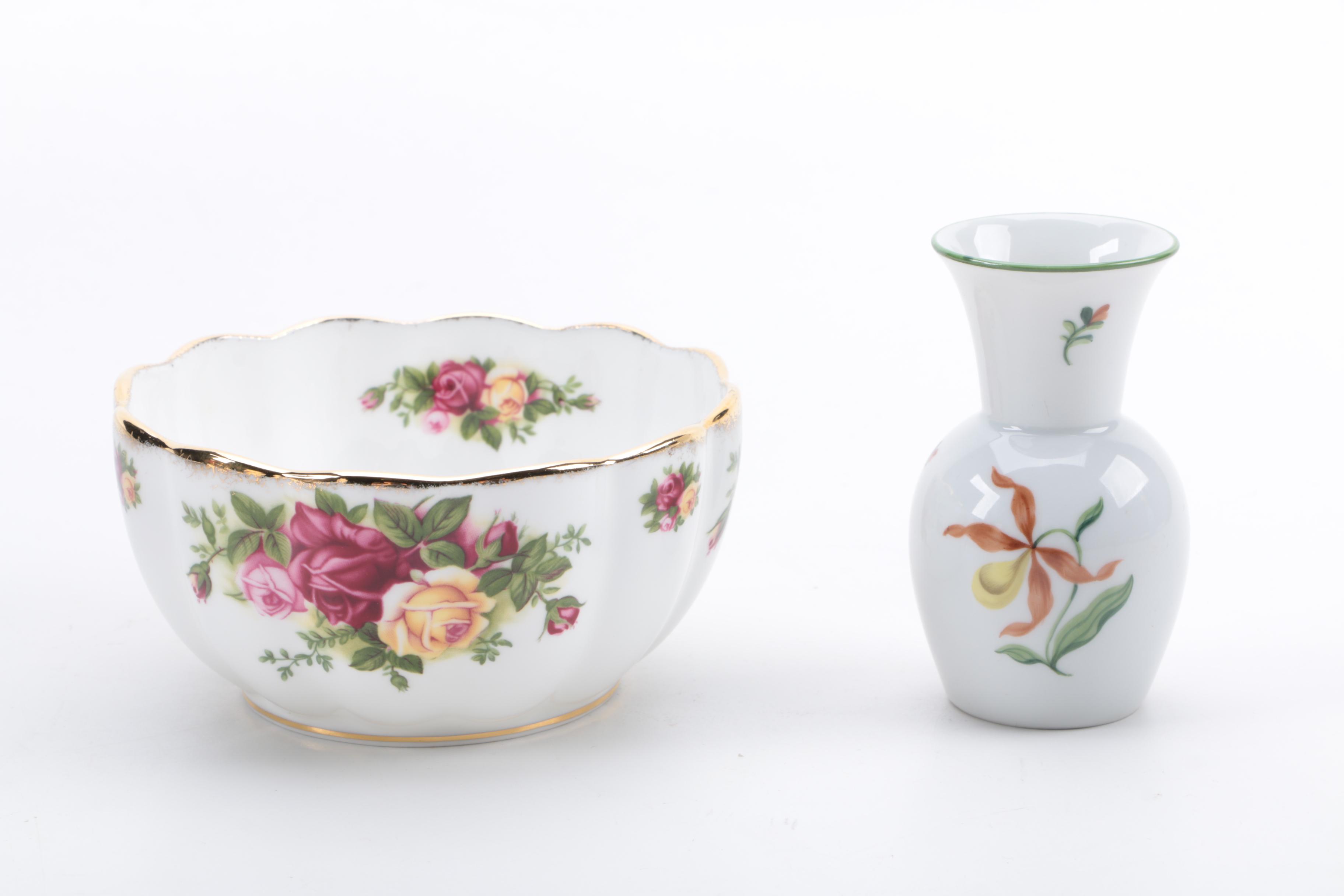 Porcelain Assortment Including Royal Albert and Nippon