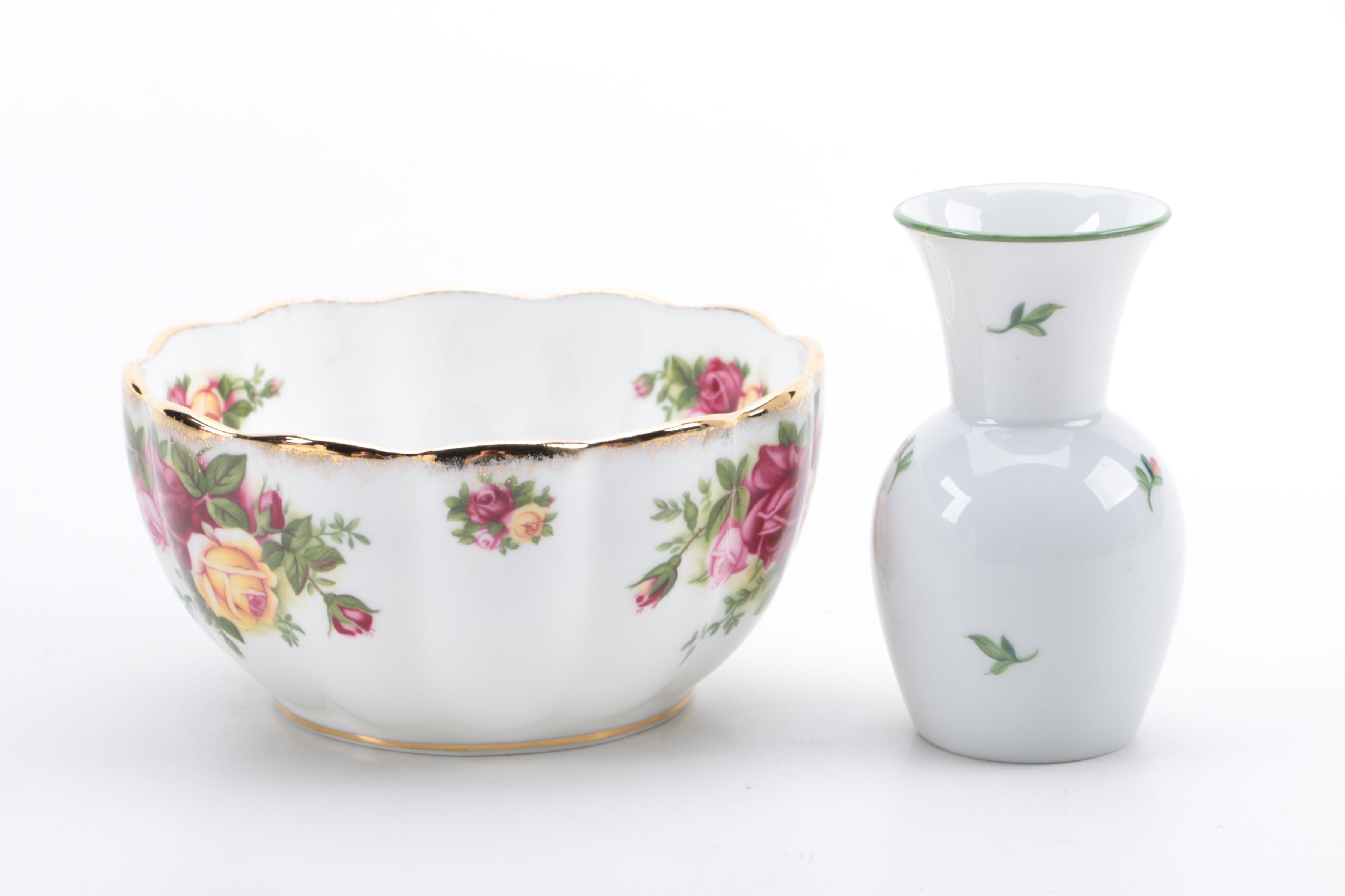 Porcelain Assortment Including Royal Albert and Nippon