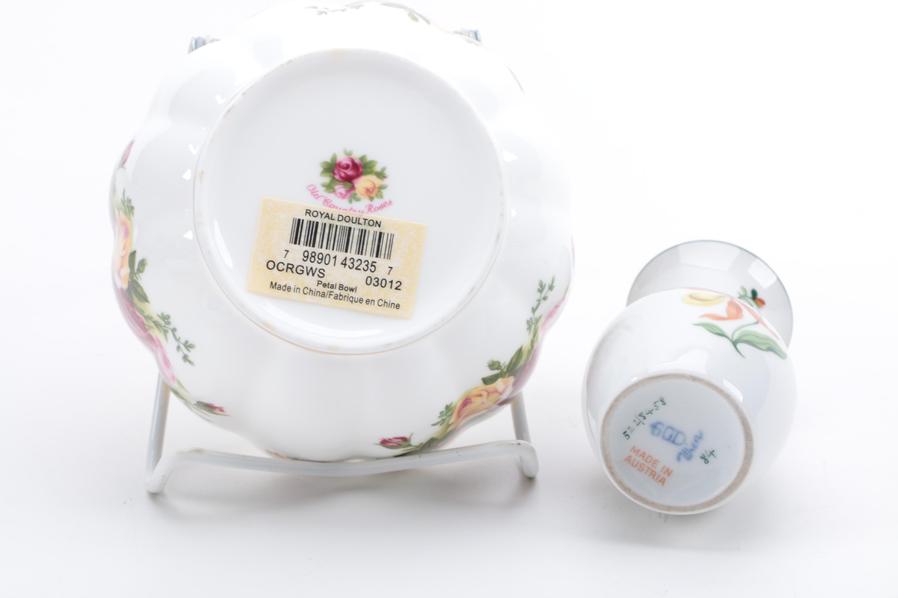 Porcelain Assortment Including Royal Albert and Nippon