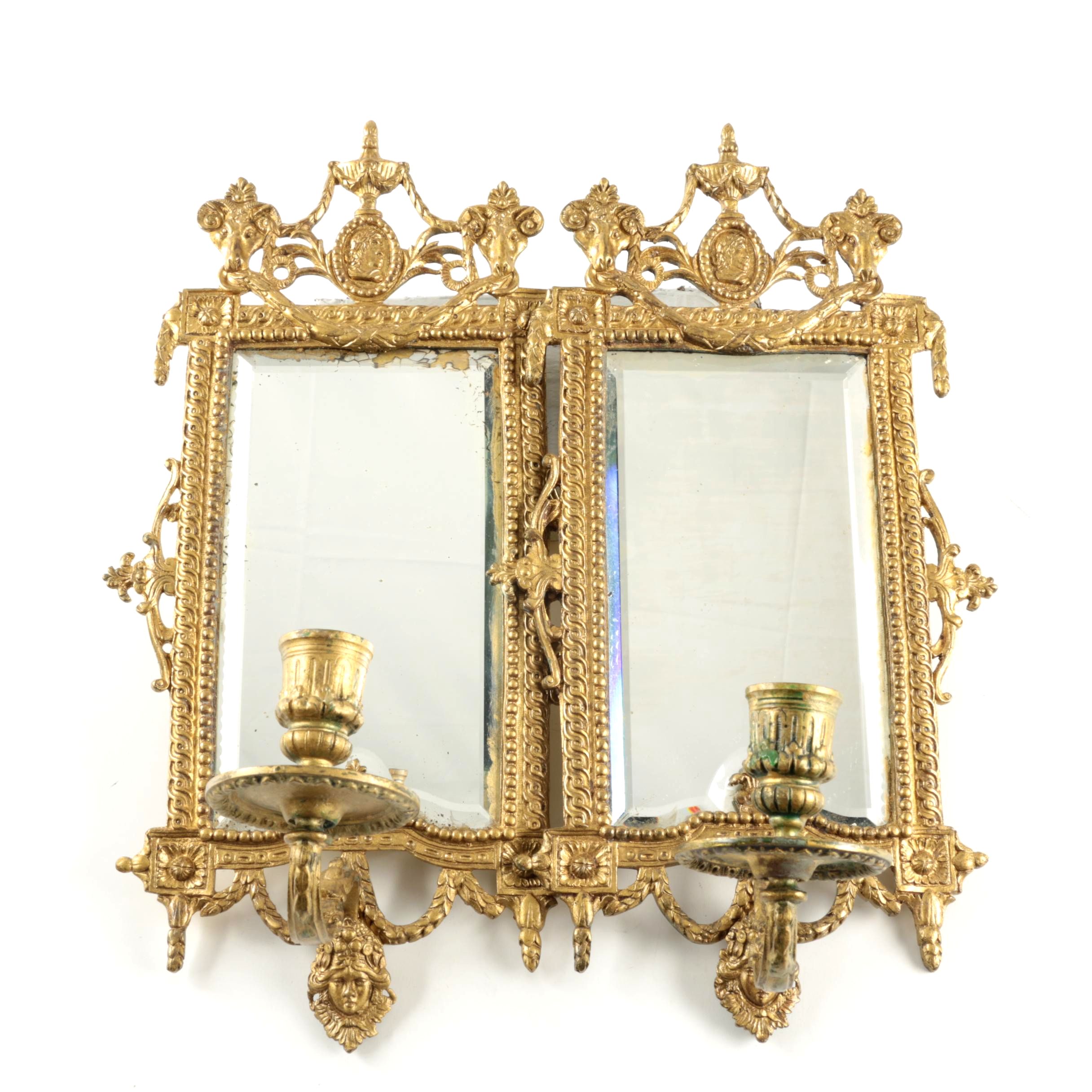 Wall Mirrors and Candle Sconces