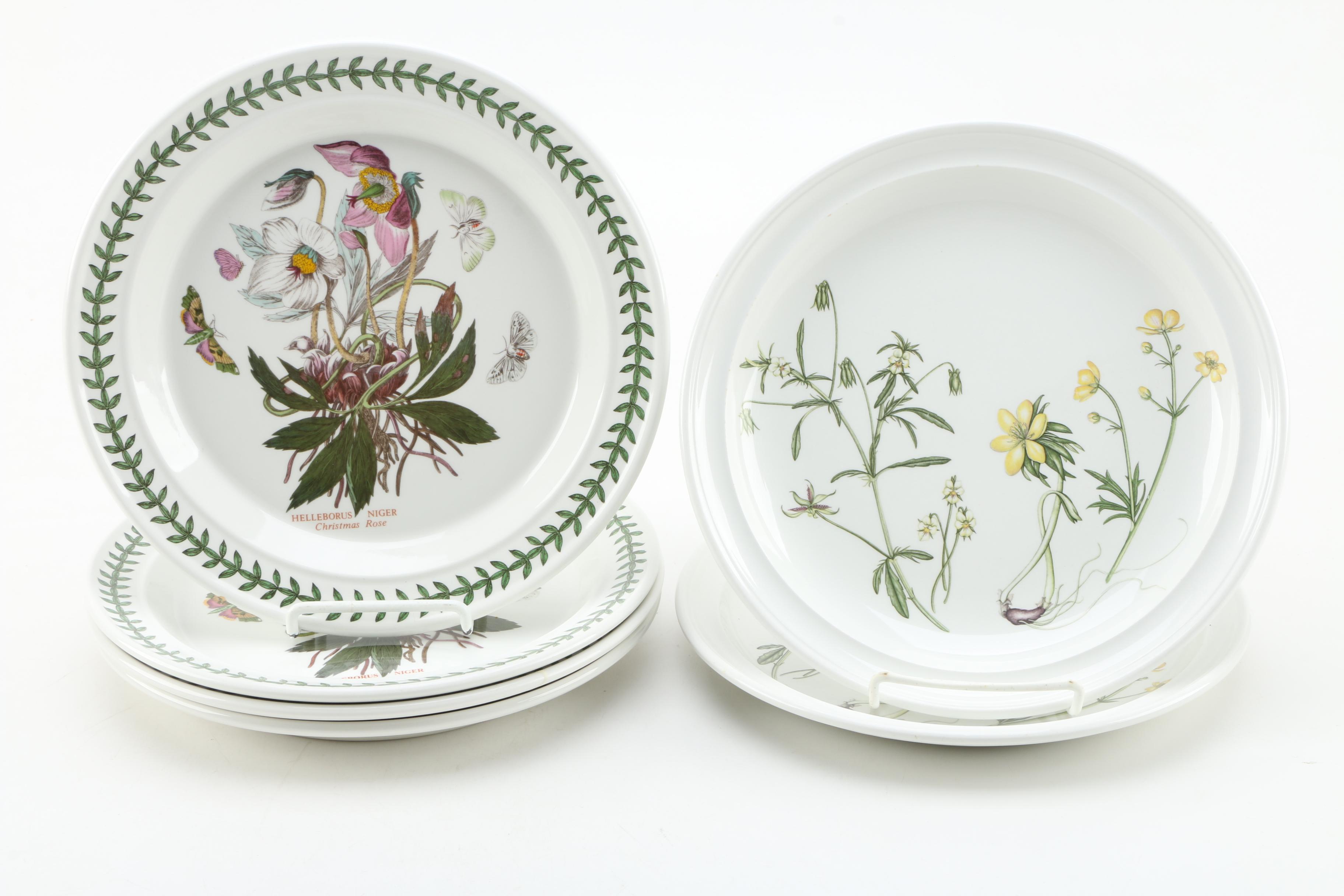 Portmeirion "The Botanic Garden" Holiday Themed Plates