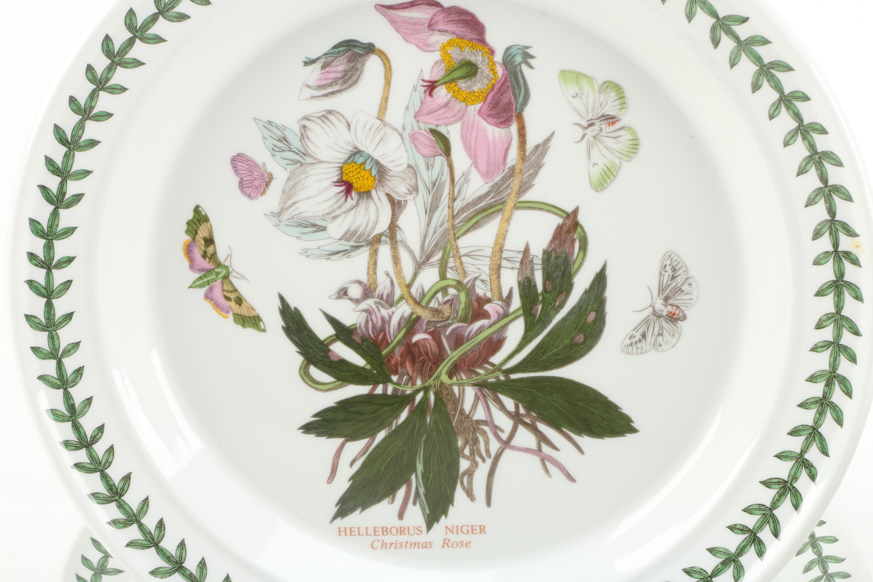 Portmeirion "The Botanic Garden" Holiday Themed Plates