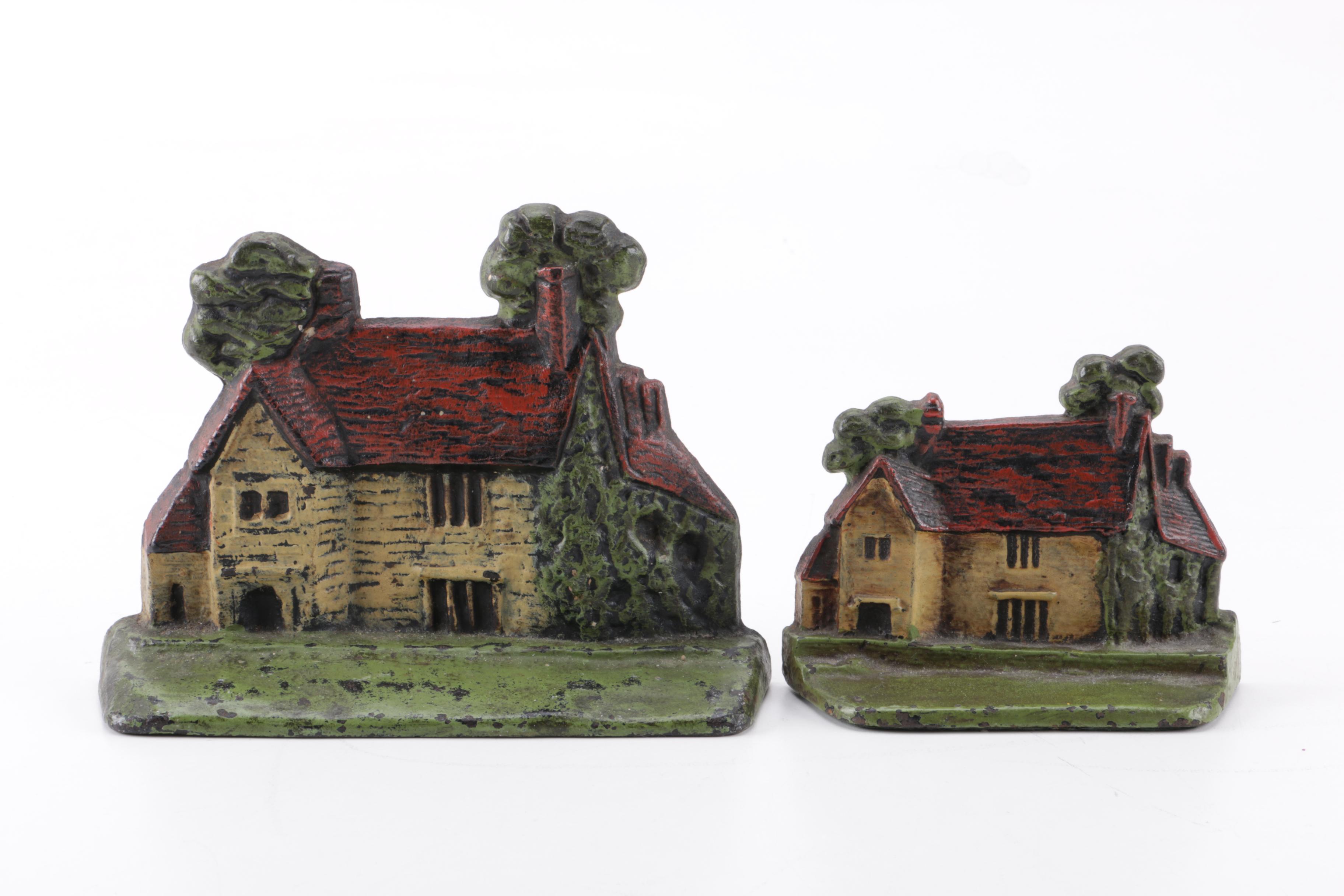 Pair of Cast Iron Homestead Doorstops